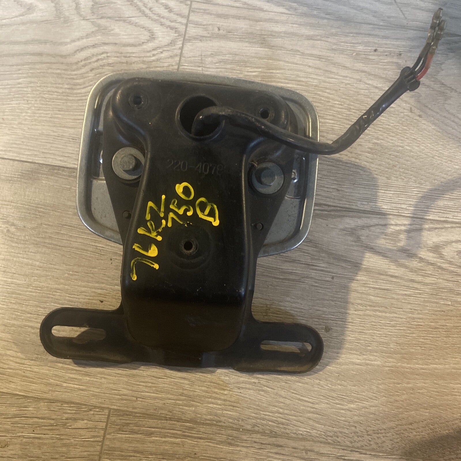 1976 Kawasaki KZ750B REAR BACK TAIL LIGHT MOUNT BRACKET