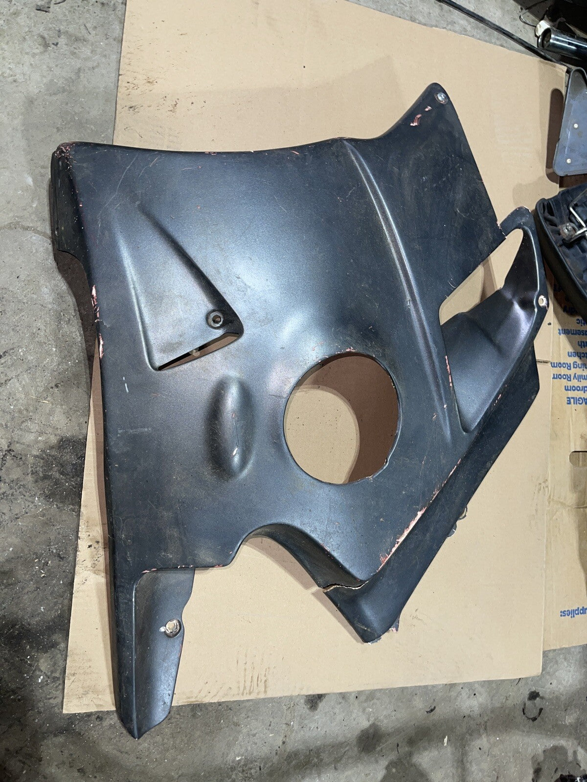 91-94 HONDA CBR600F2 LEFT MID UPPER SIDE FAIRING COWL PLASTIC