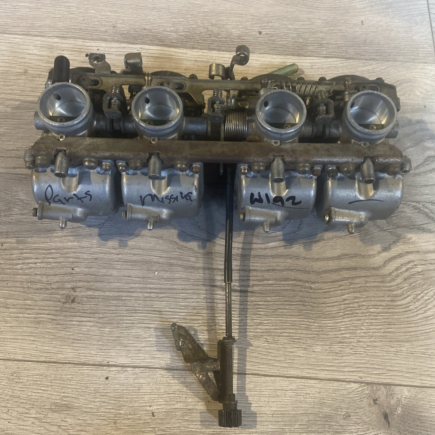 1991 kawasaki Ninja ZX 600 carburetors carbs carb set rack