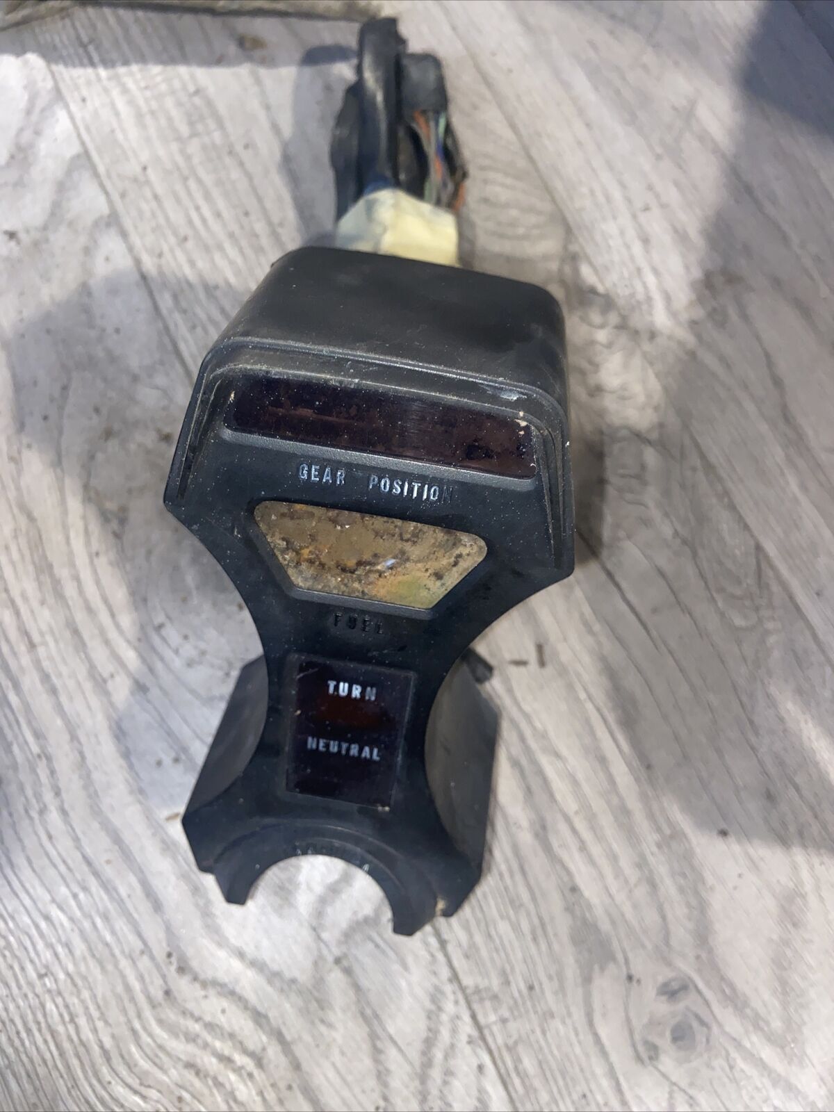 1982 Suzuki GS 650c fuel gauge instrument panel used
