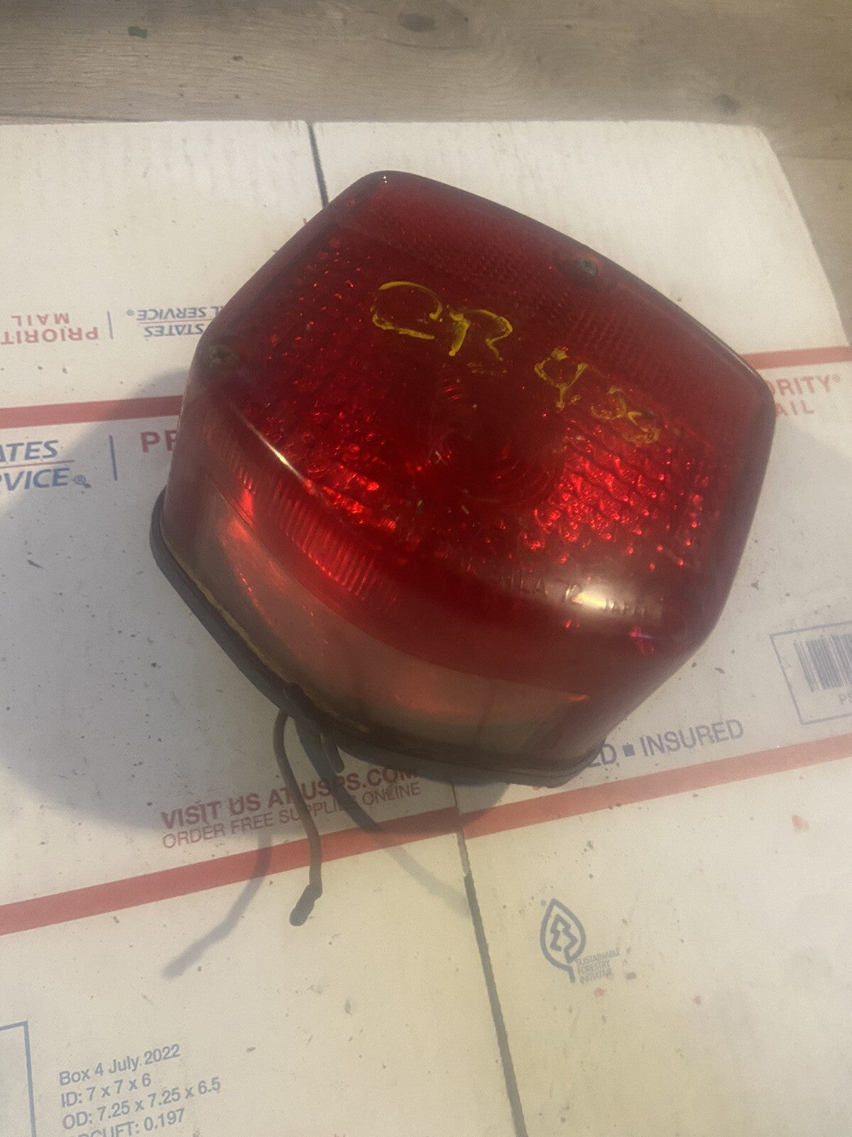 Honda CB400 taillight assembly, original