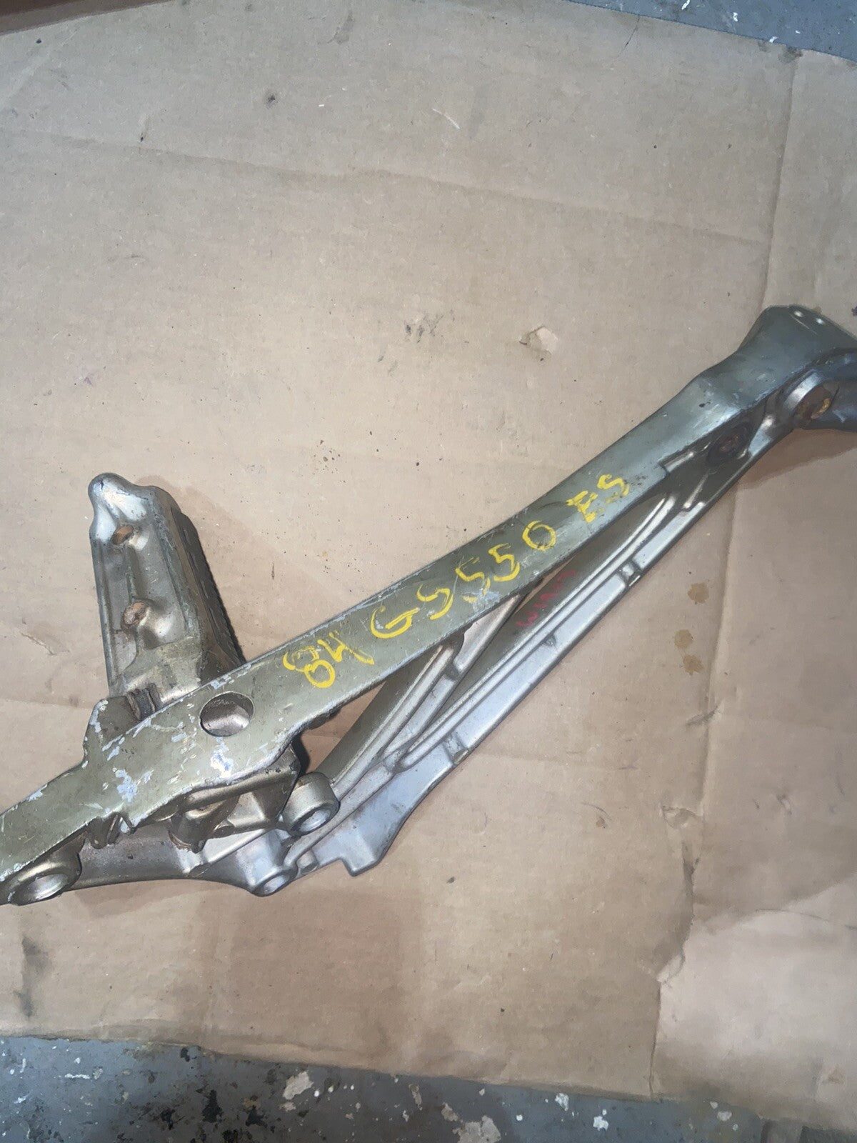 Suzuki GS550 OEM LEFT FOOT PEG REAR-SET BRACKET