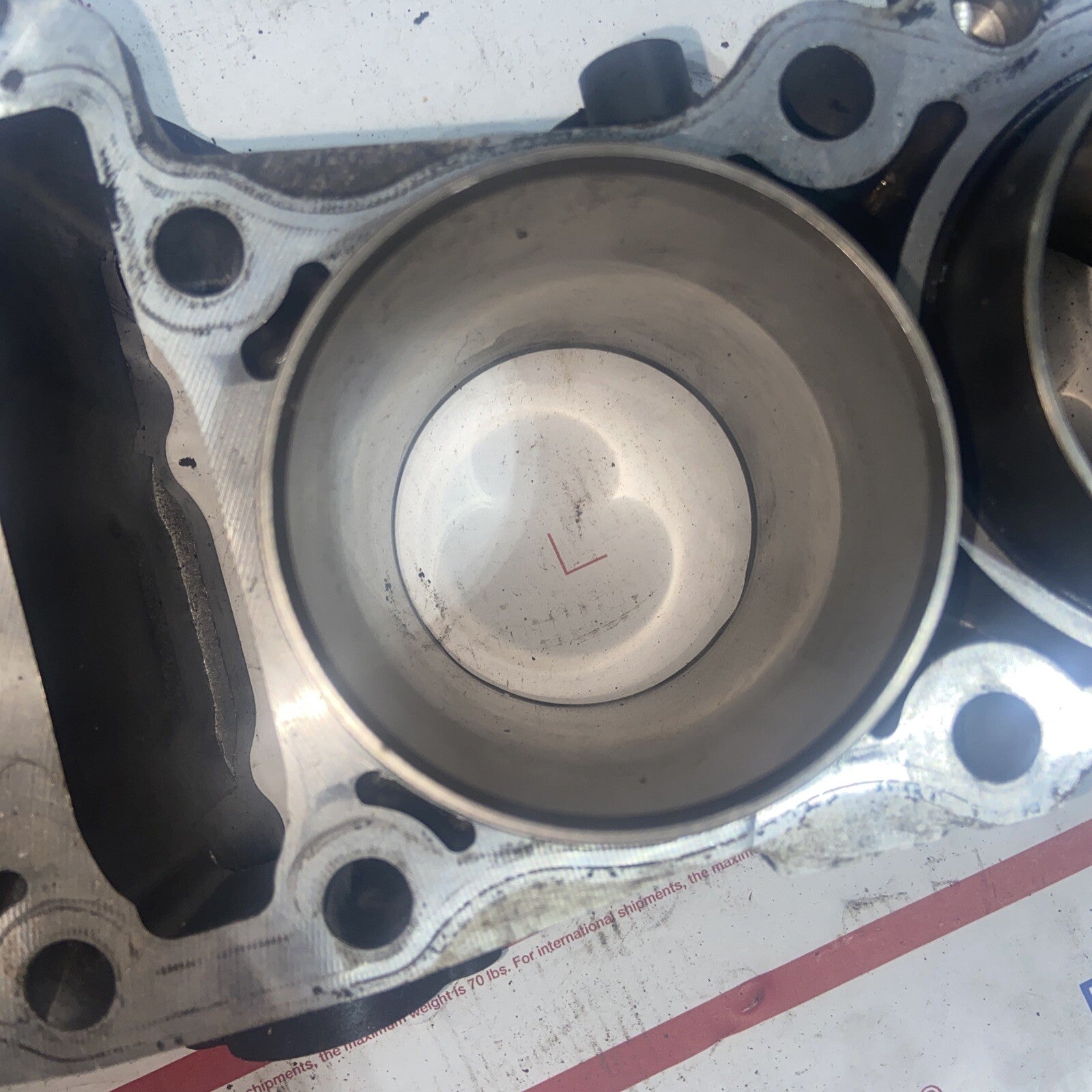 1993 Suzuki GSXR750 ENGINE MOTOR PISTON CYLINDERS BLOCK JUG