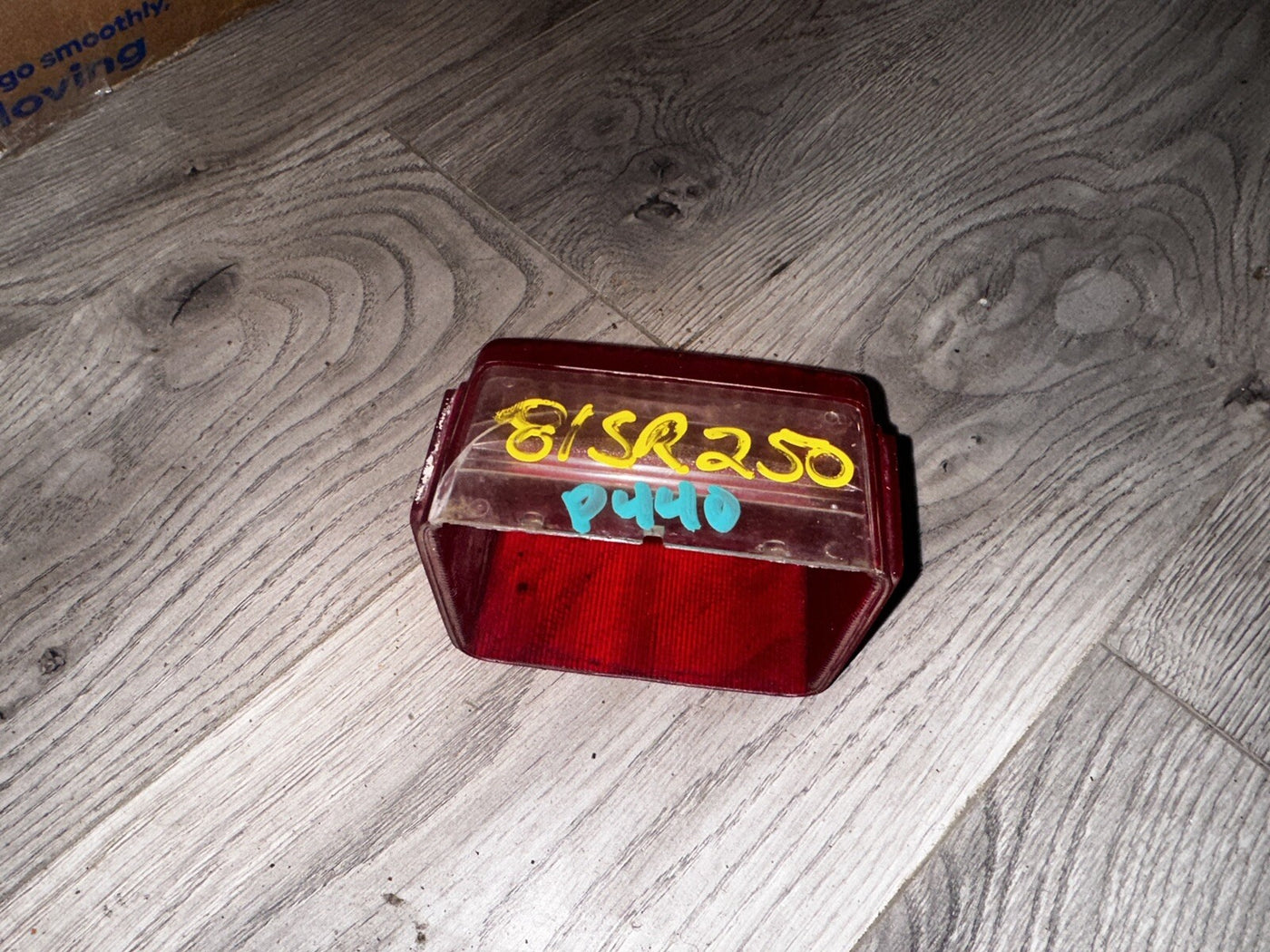 1981 Yamaha SR250 rear brake tail light Lens