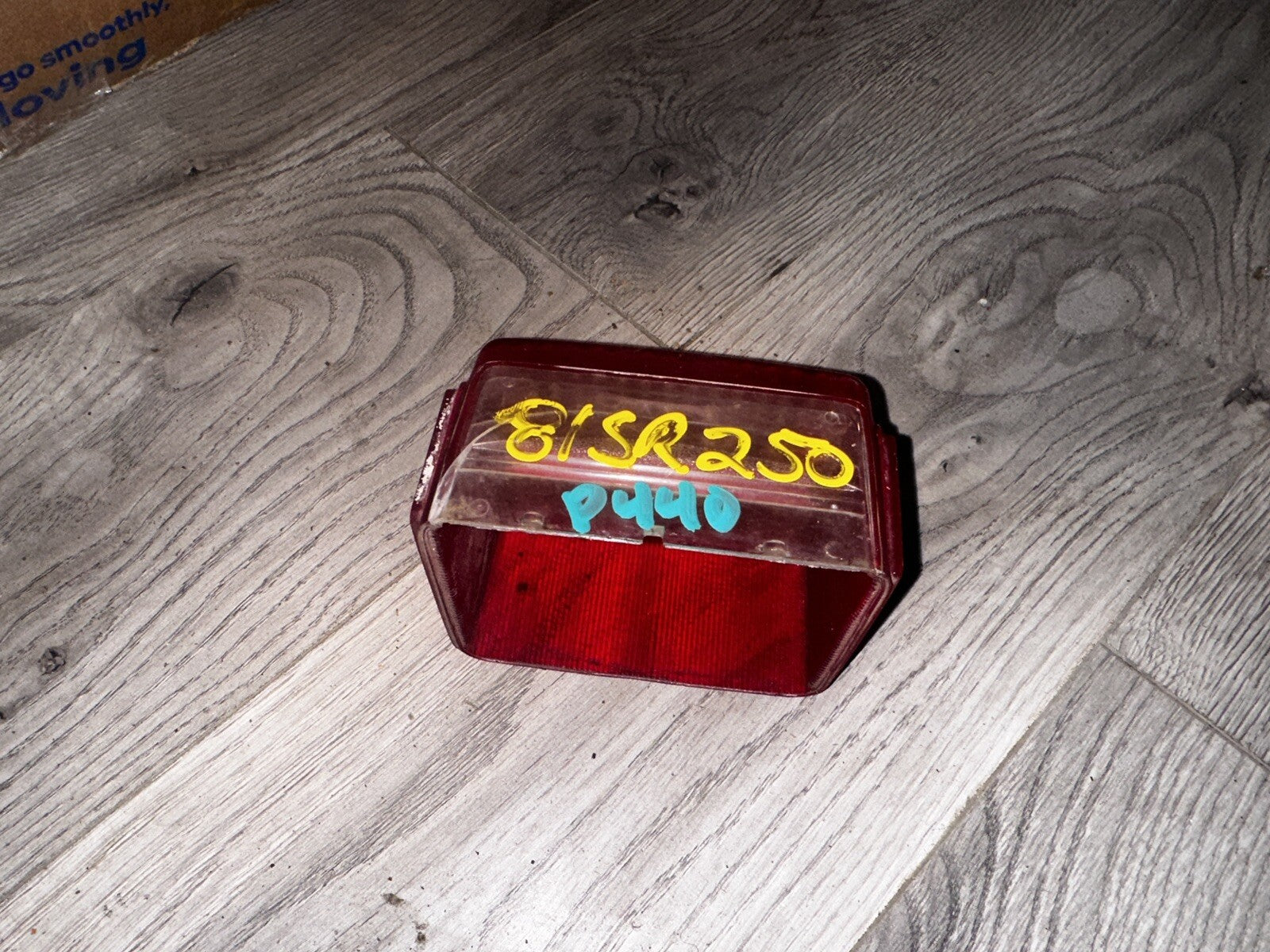 1981 Yamaha SR250 rear brake tail light Lens