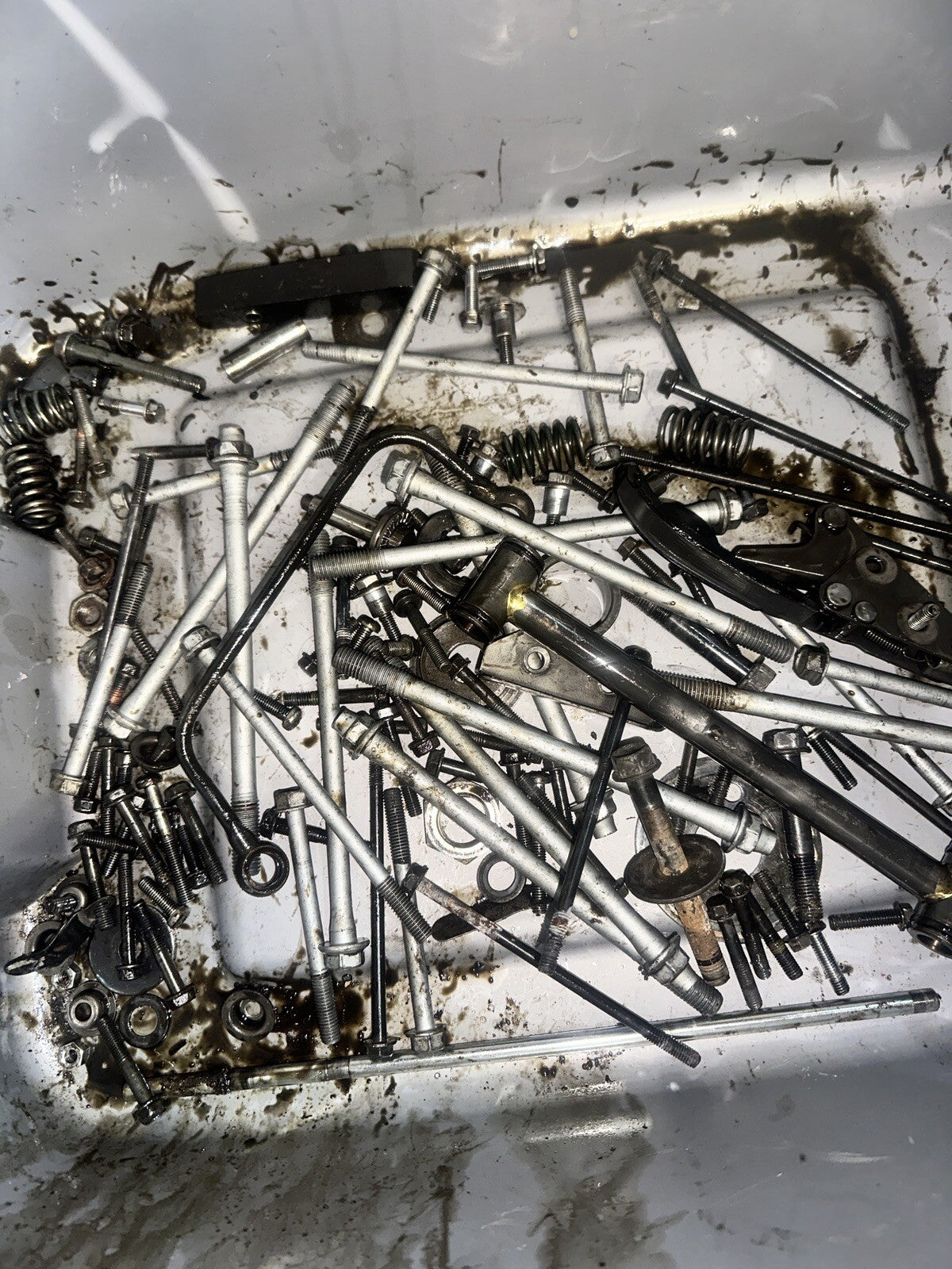 1989 88-90 Kawasaki Zx10 engine motor mount bolts hardware