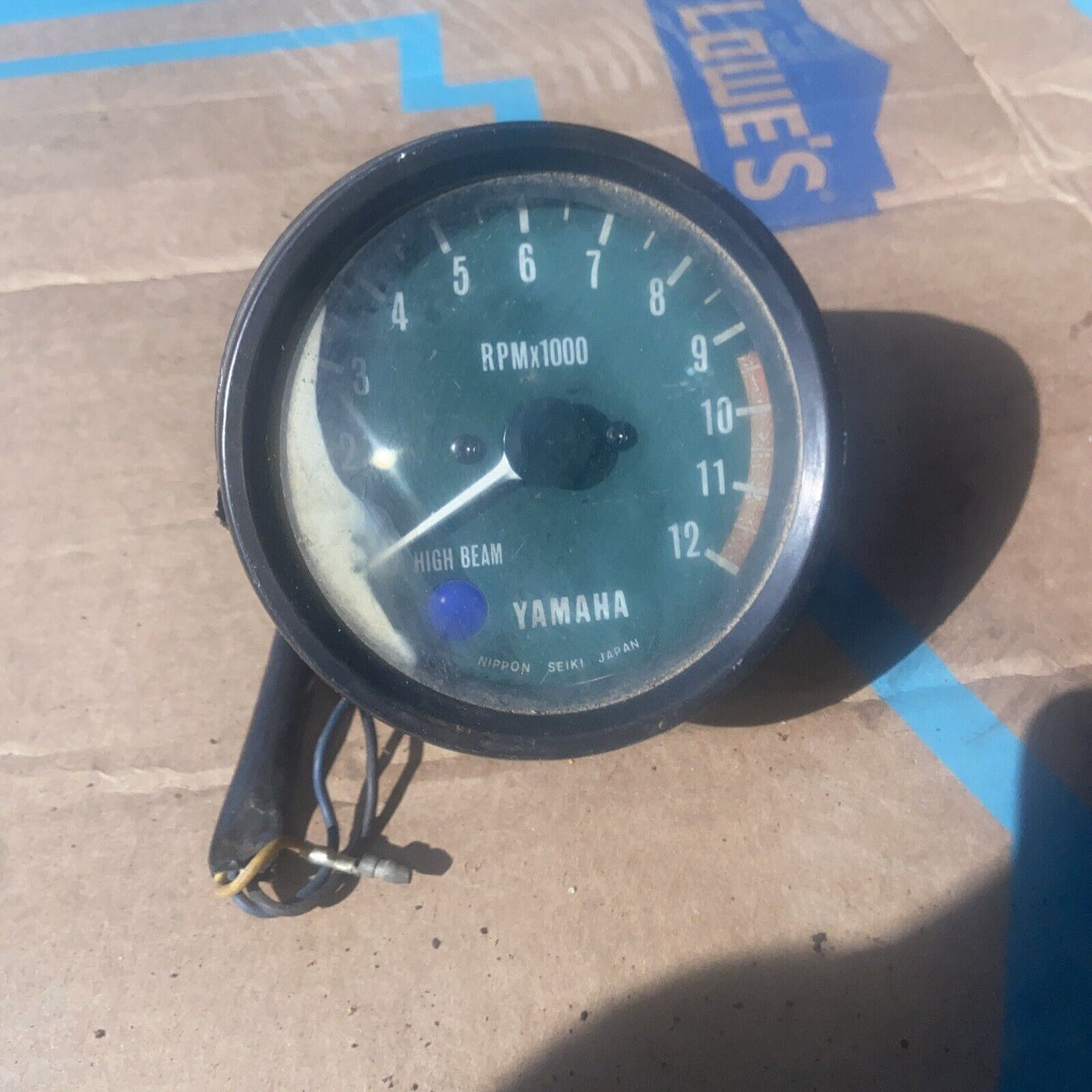 YAMAHA XS360 XS 360 XS400 400 TACHOMETER TACH RPM METER GAUGE & WIRING HARNESS