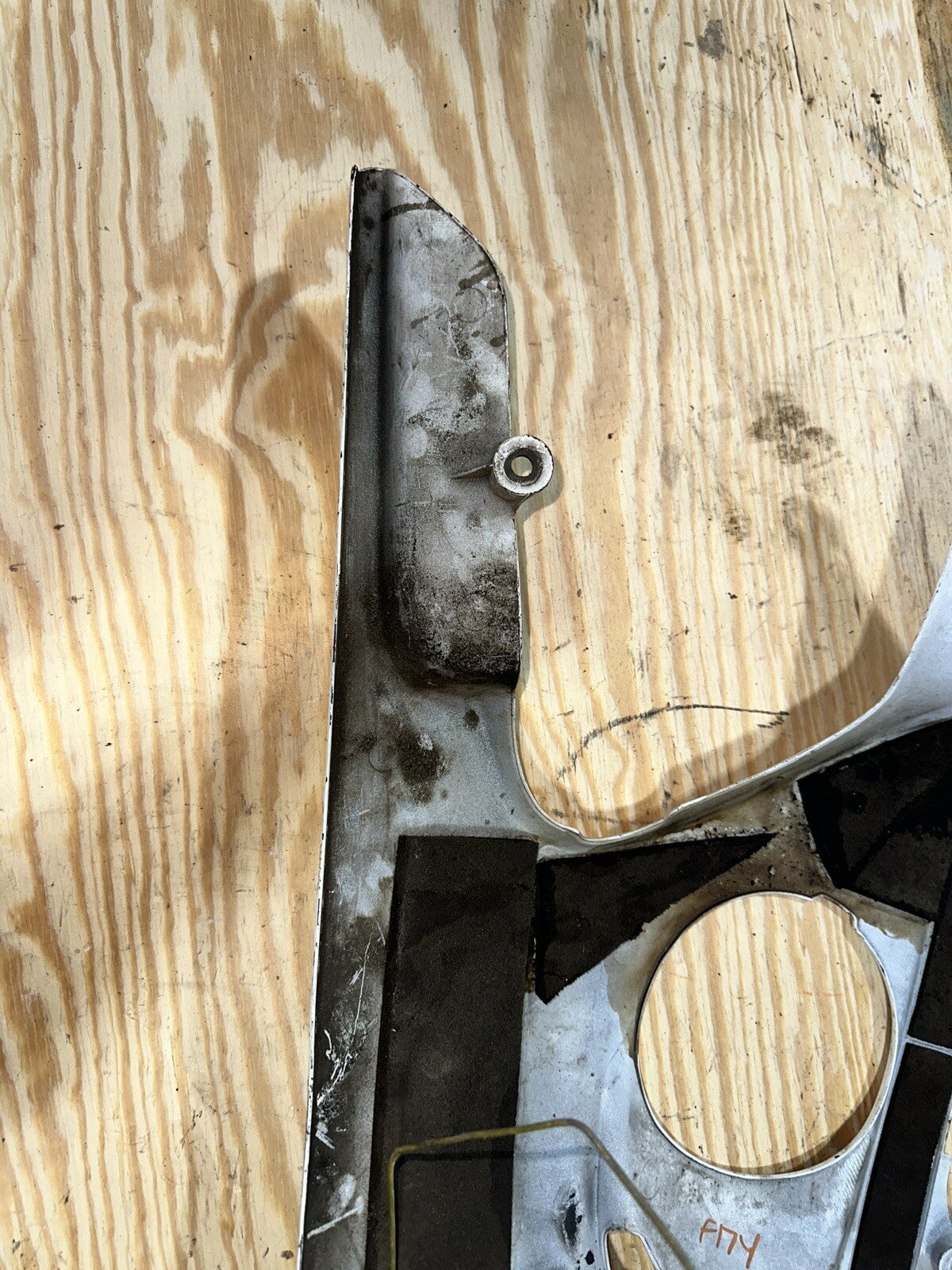 95-98 HONDA CBR600F3 LEFT MID UPPER SIDE FAIRING COWL PLASTIC