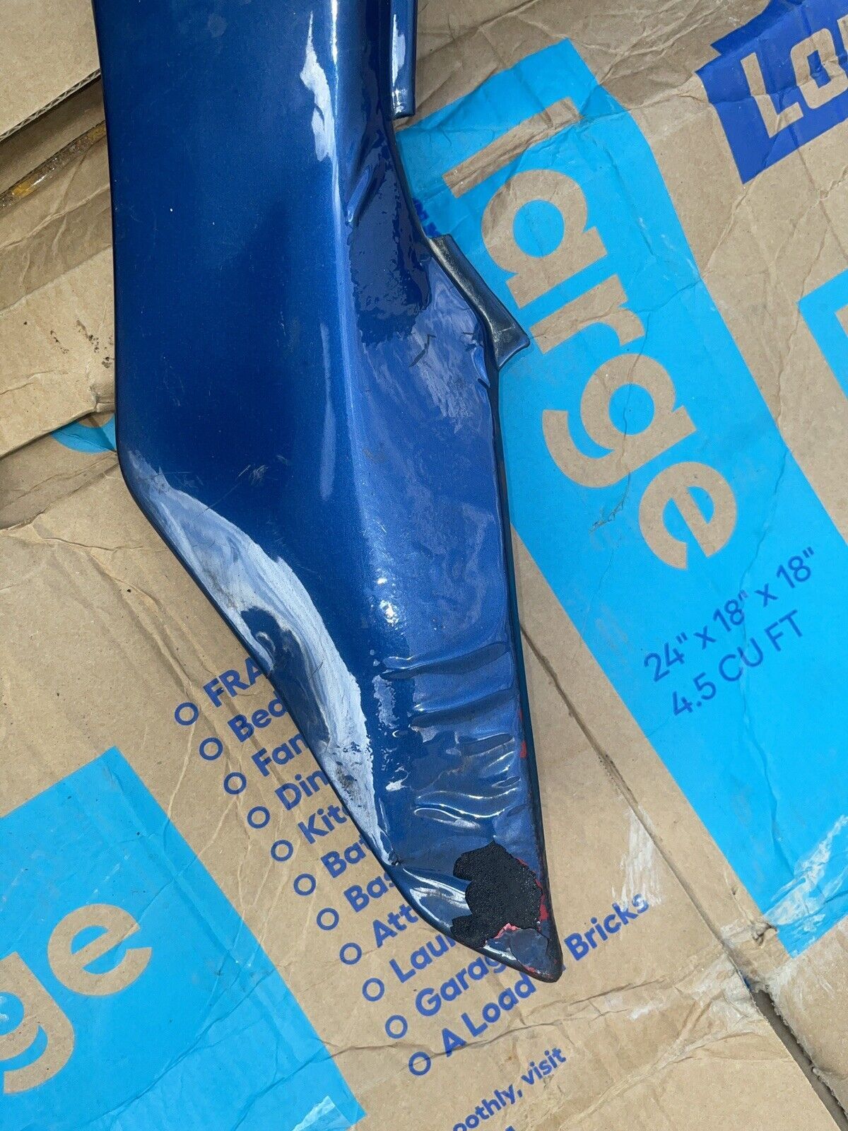 1995 95 Kawasaki Ninja ZX6 ZX 6 ZX600 ZX 600 Right Rear Tail Fairing Cowl 