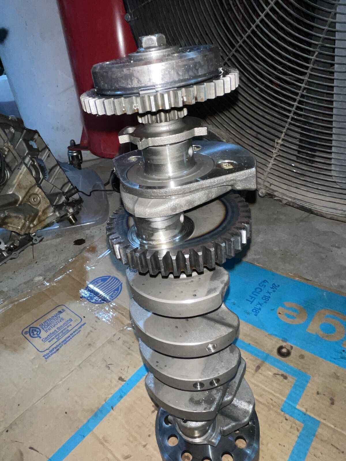 1999 SUZUKI GSXR750 GSXR 750 SRAD  ENGINE MOTOR CRANKSHAFT CRANK SHAFT FLYWHEEL