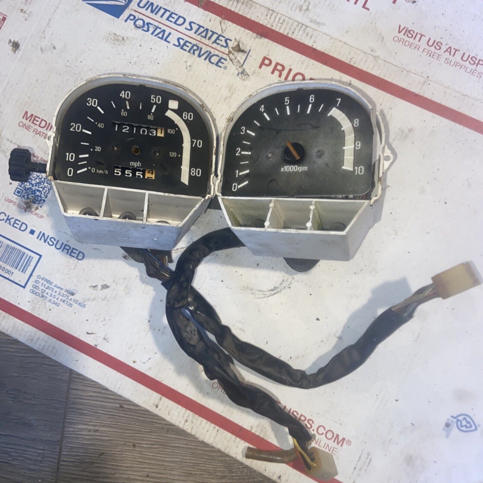 1984 Yamaha Virago Speedometer