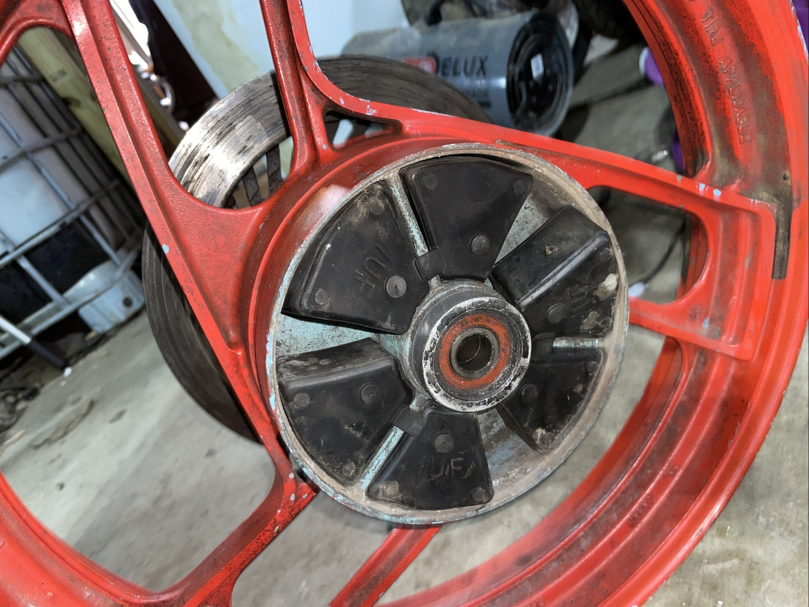 85-87 Yamaha FZ750 FZ 750 Rear Wheel Rim Sprocket 