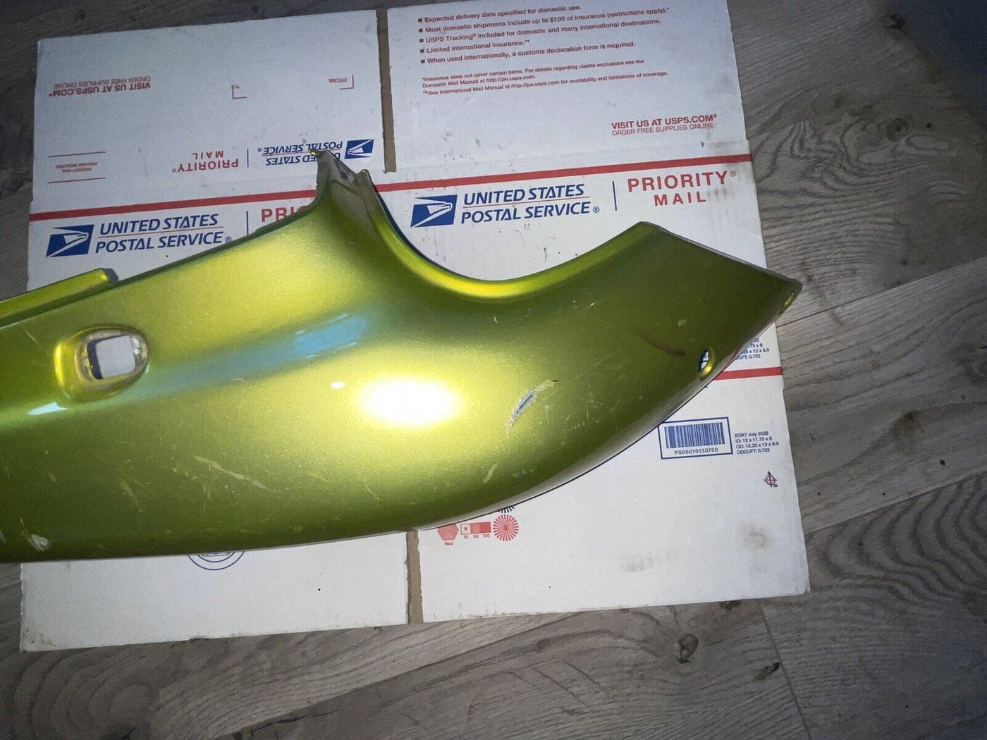 KAWASAKI 94 95 96 97 ZX9R NINJA 900 LEFT SIDE REAR TAIL FAIRING COVER PLASTIC OE