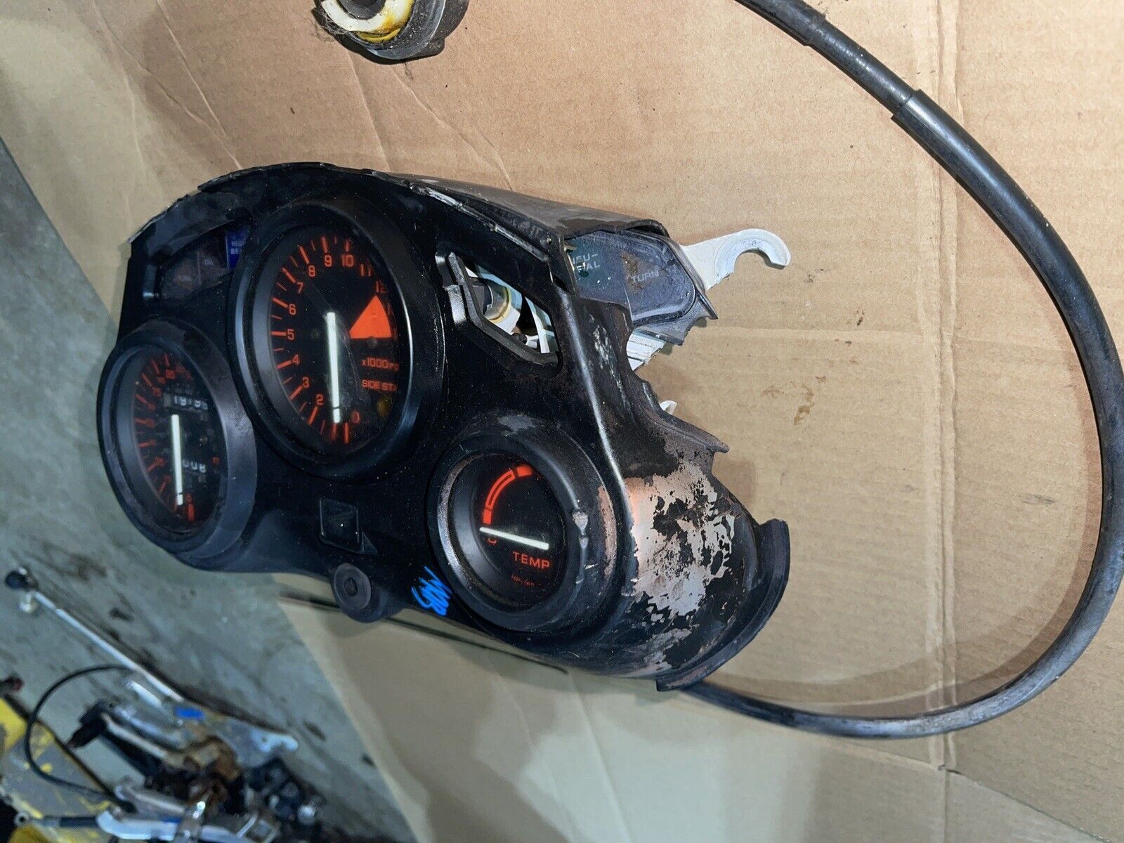 1987-1990 HONDA CBR600F SPEEDO TACH GAUGES DISPLAY SPEEDOMETER TACHOMETER