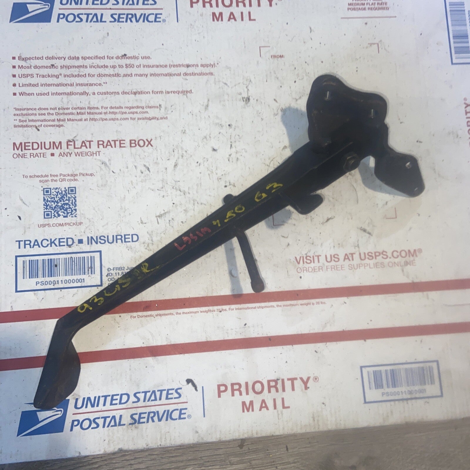 1993 GSXR 750 KICKSTAND SIDE STAND OEM Suzuki Spring Switch