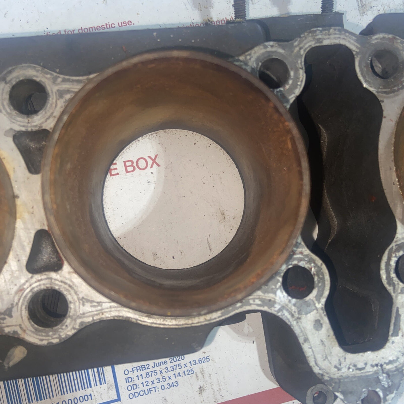 1989 Suzuki GSXR ENGINE MOTOR PISTON CYLINDERS BLOCK JUG