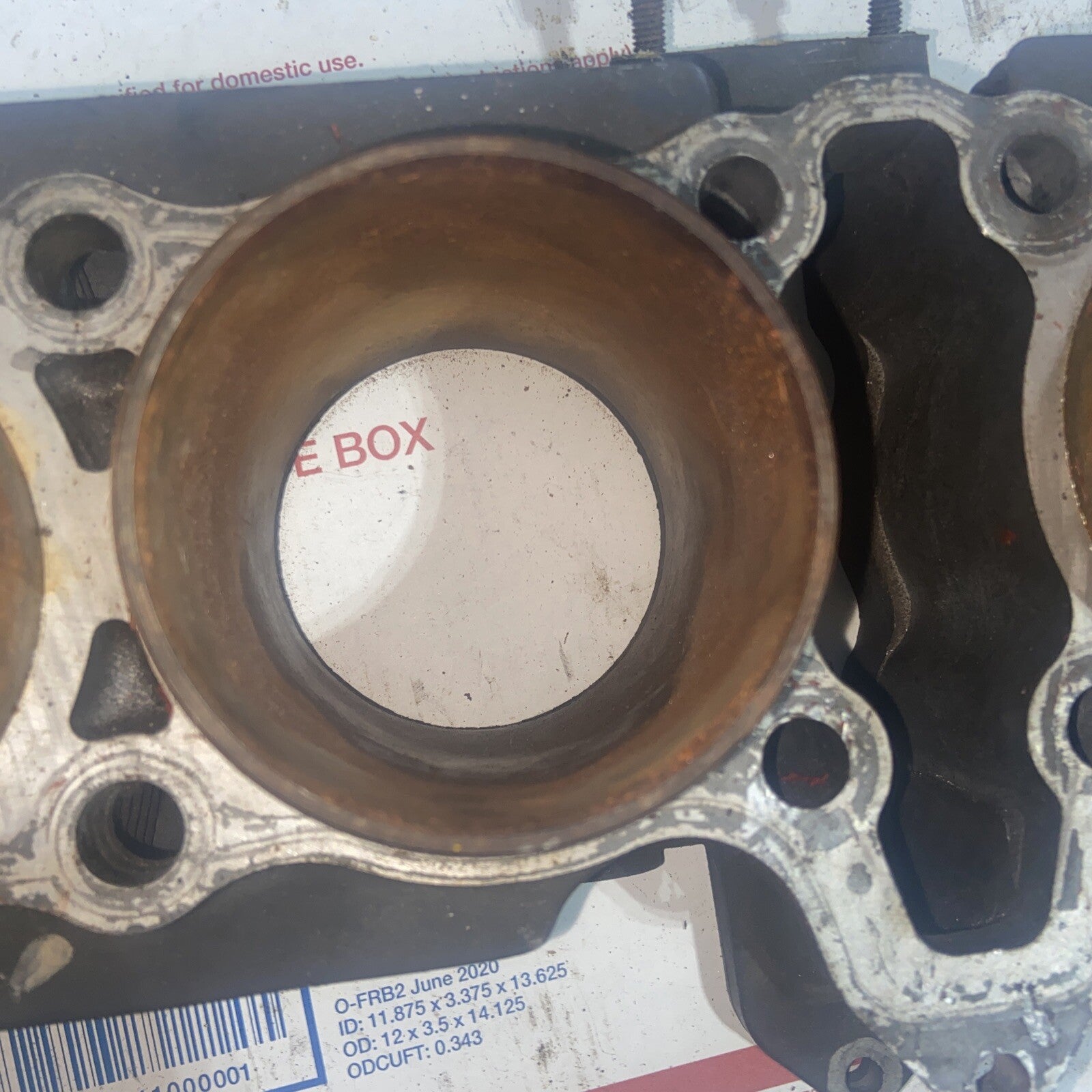 1989 Suzuki GSXR ENGINE MOTOR PISTON CYLINDERS BLOCK JUG