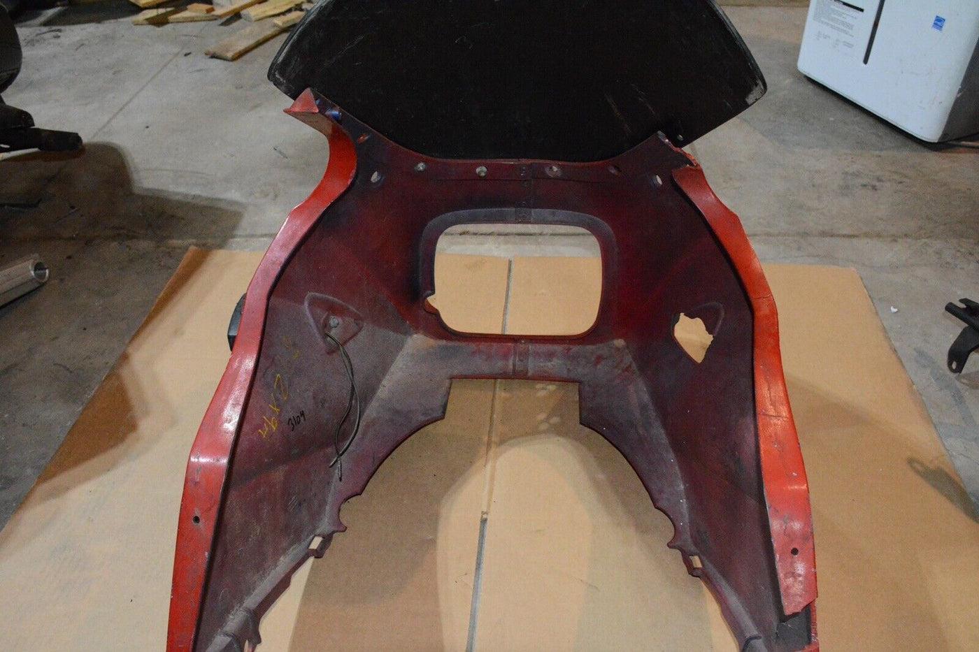 83-85 Kawasaki ZX 9A front upper cowl fairing headlight cover