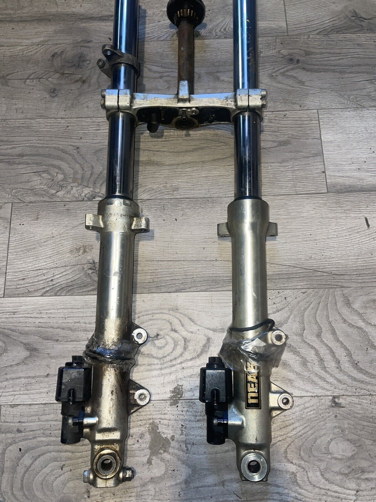 85 86 87 88 89 SUZUKI GSXR GSX-R GSX-R750 750 SLABSIDE FRONT FORKS FRONT END OEM