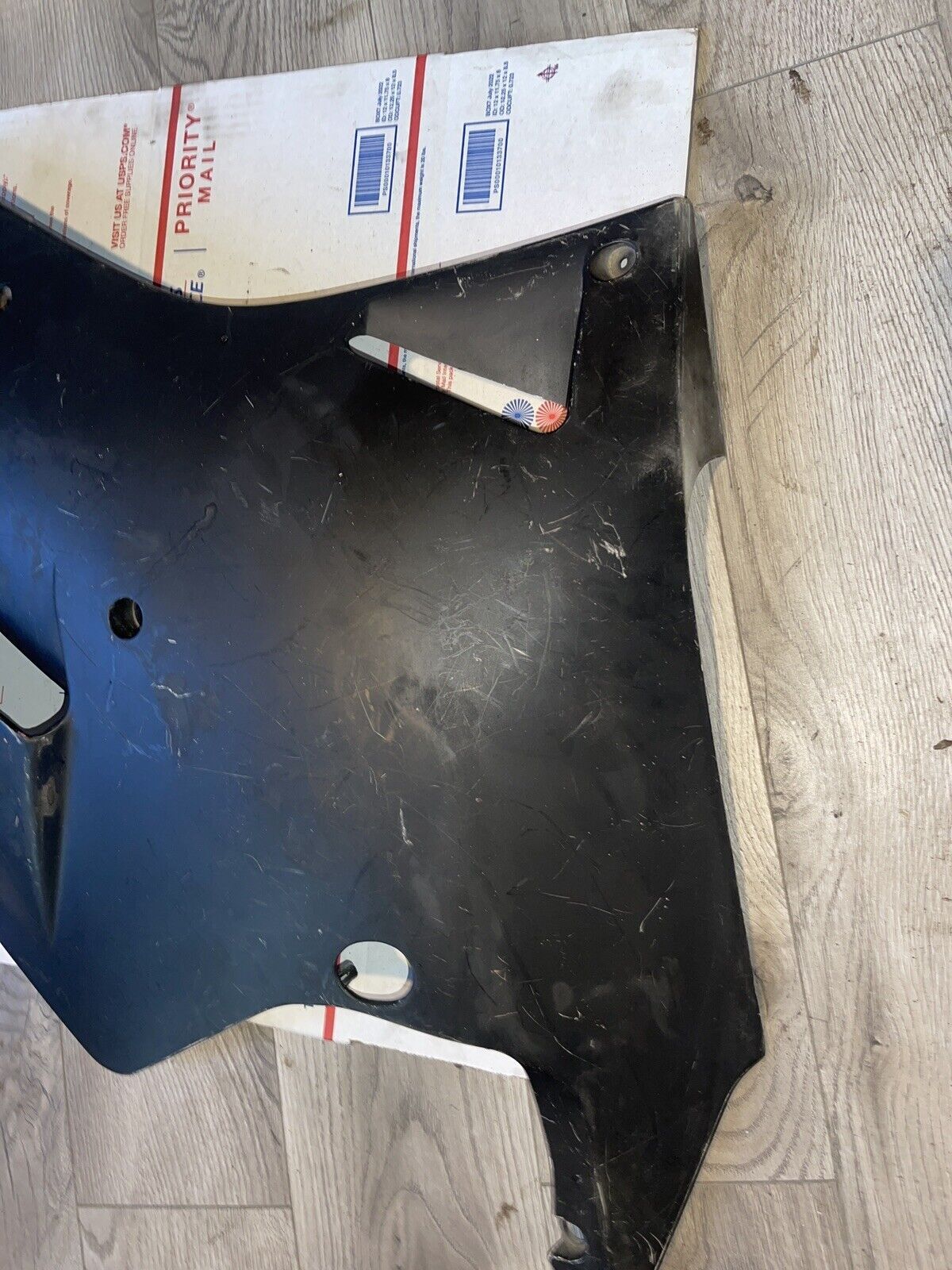1987 1988 yamaha FZR1000 right fairing cowl plastic side cover body  88 FZR750