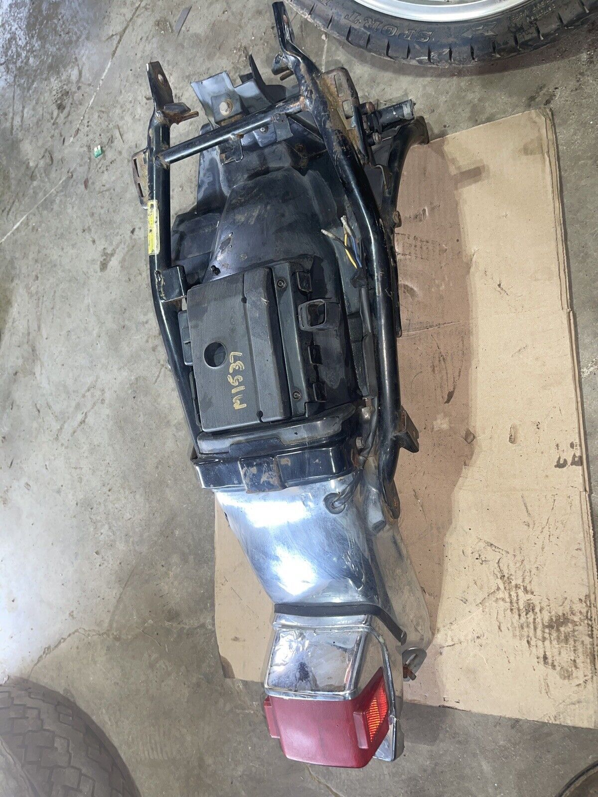 1983 Yamaha Virago 920 XV920 OEM REAR BACK FENDER SUPPORT FRAME SUBFRAME