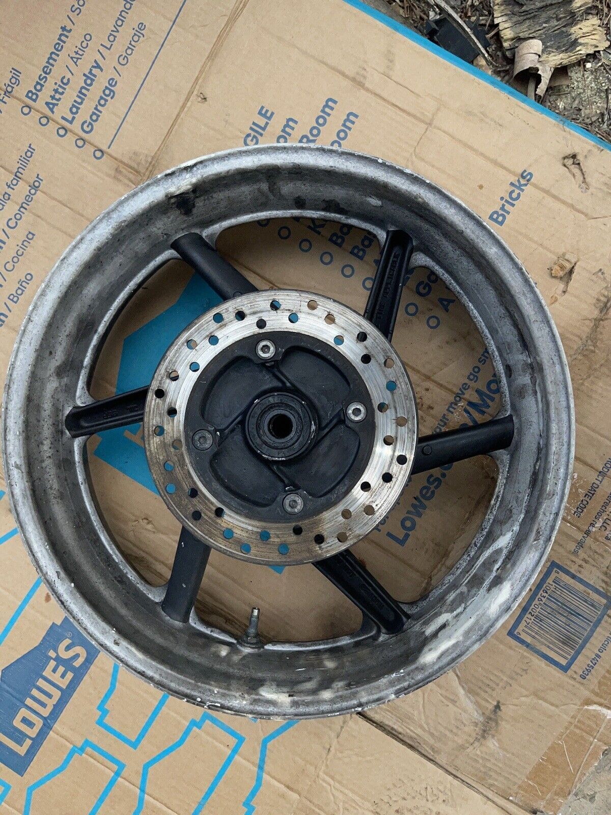 90-02 Kawasaki Ninja Zx6 Zx6e Rear Wheel Rim