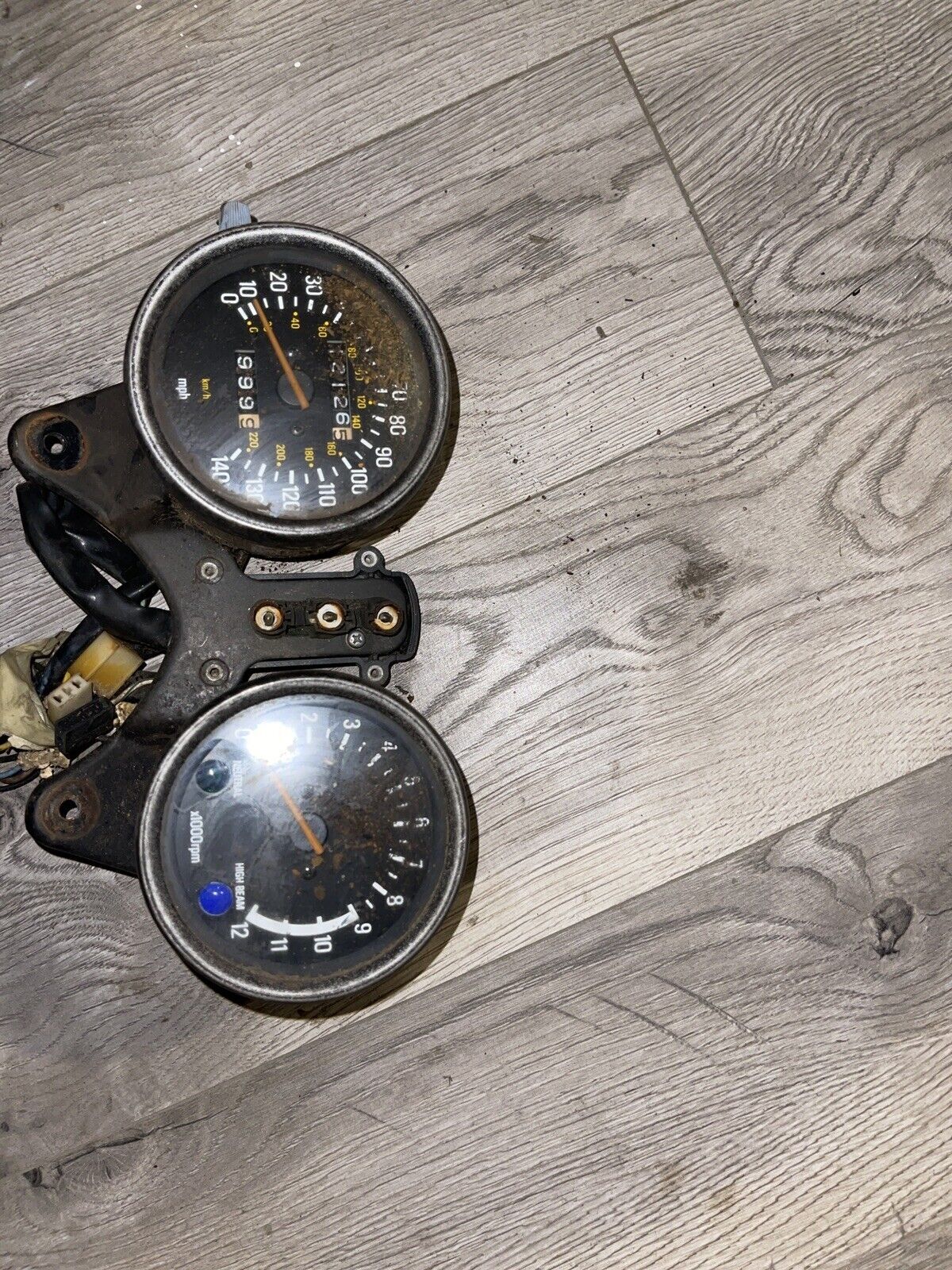 79 Yamaha Xs 750 Xs750sf oem Speedometer Speedo Meter Tach Gauges