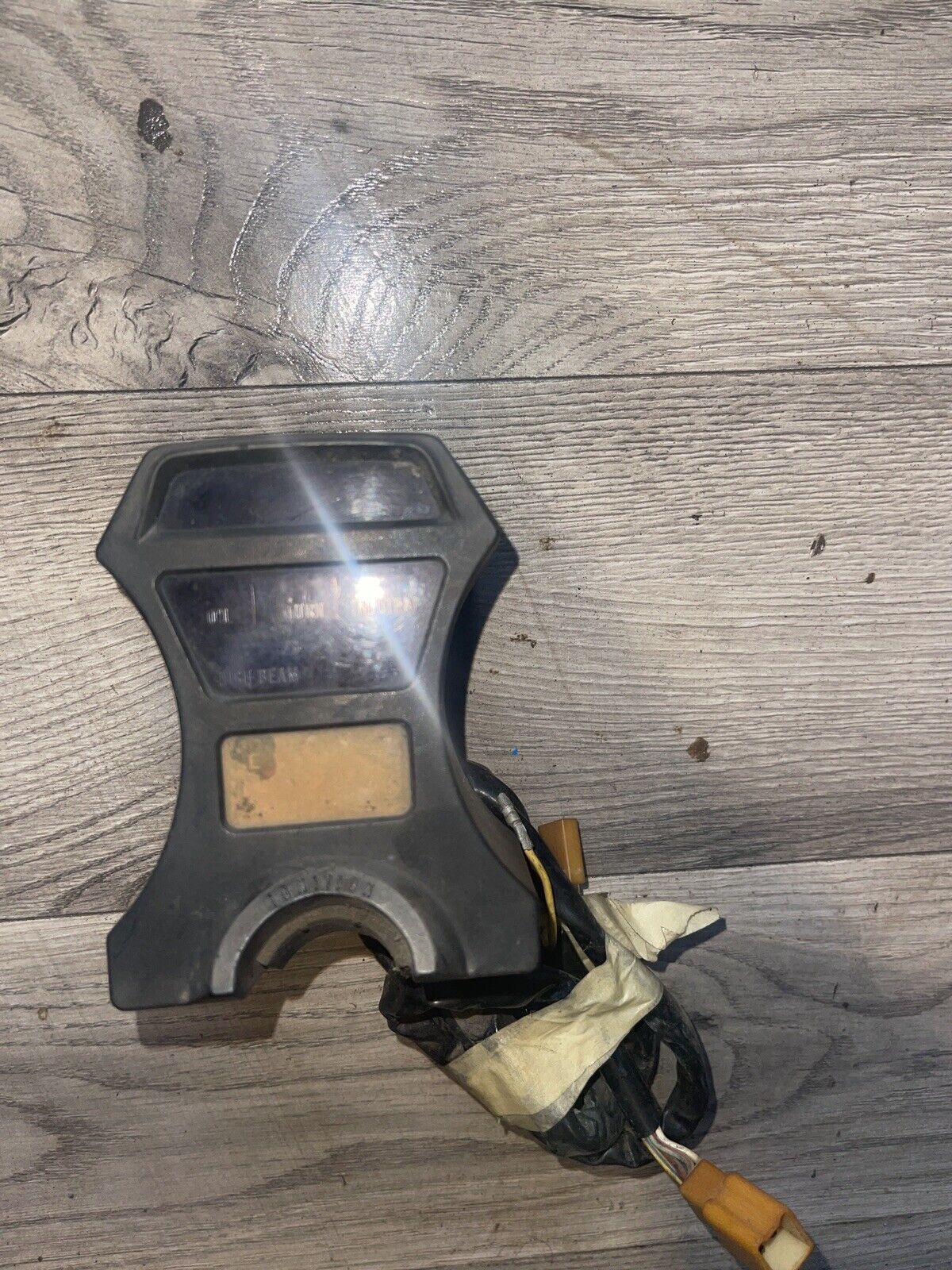 1981 Suzuki GS 550c fuel gauge instrument panel used