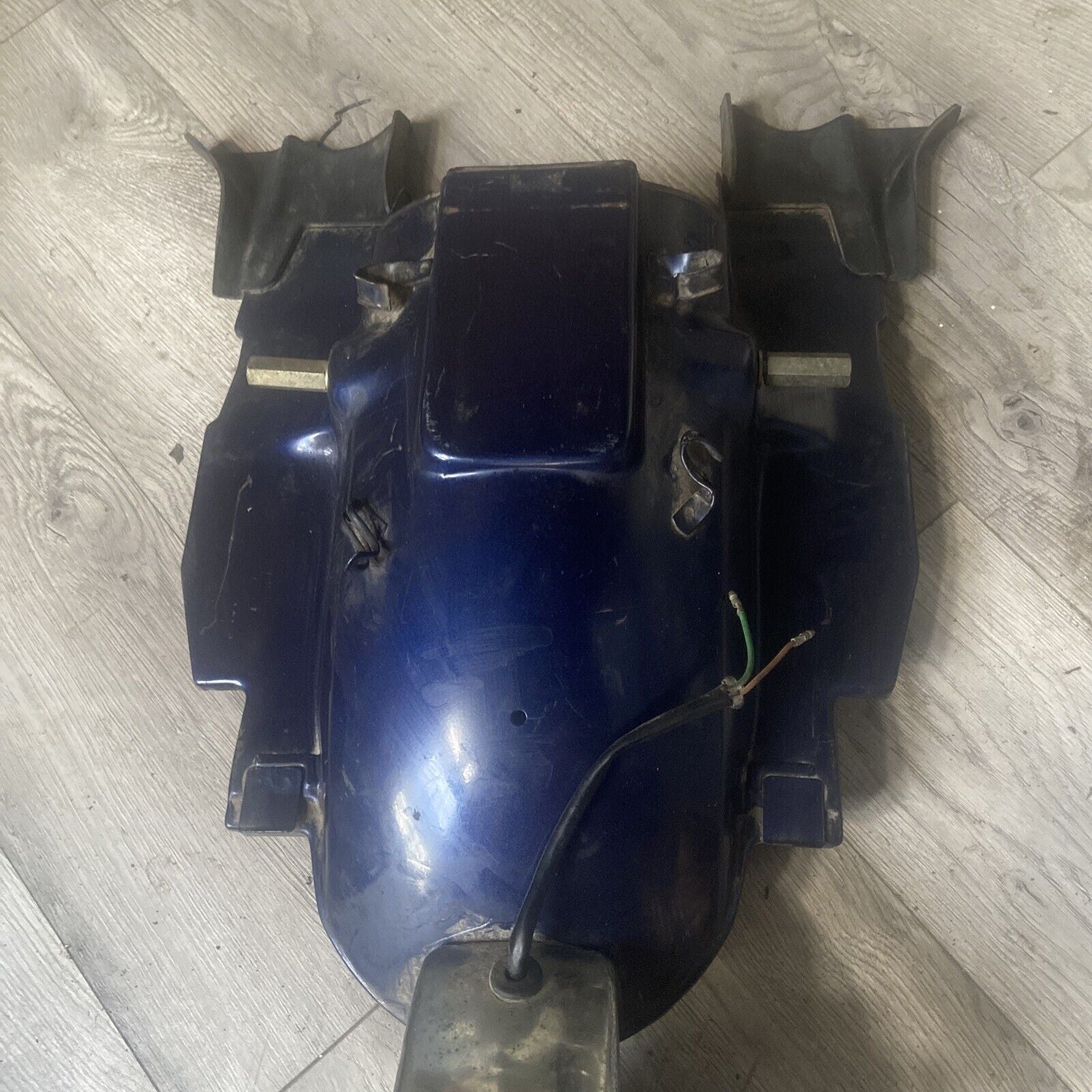 Honda 1986 GL1200 Goldwing Aspencade 86 Blue Inner Metal Rear Fender Mud Guard