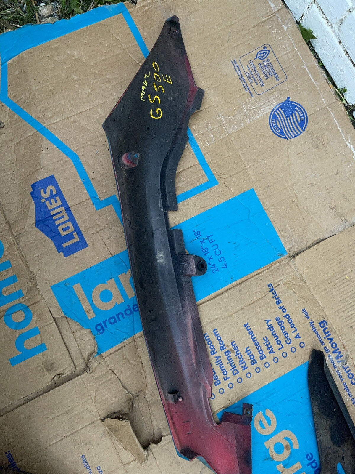 1994 Suzuki GS500E RIGHT REAR BACK TAIL FAIRING SHROUD PLASTIC GS 500 94