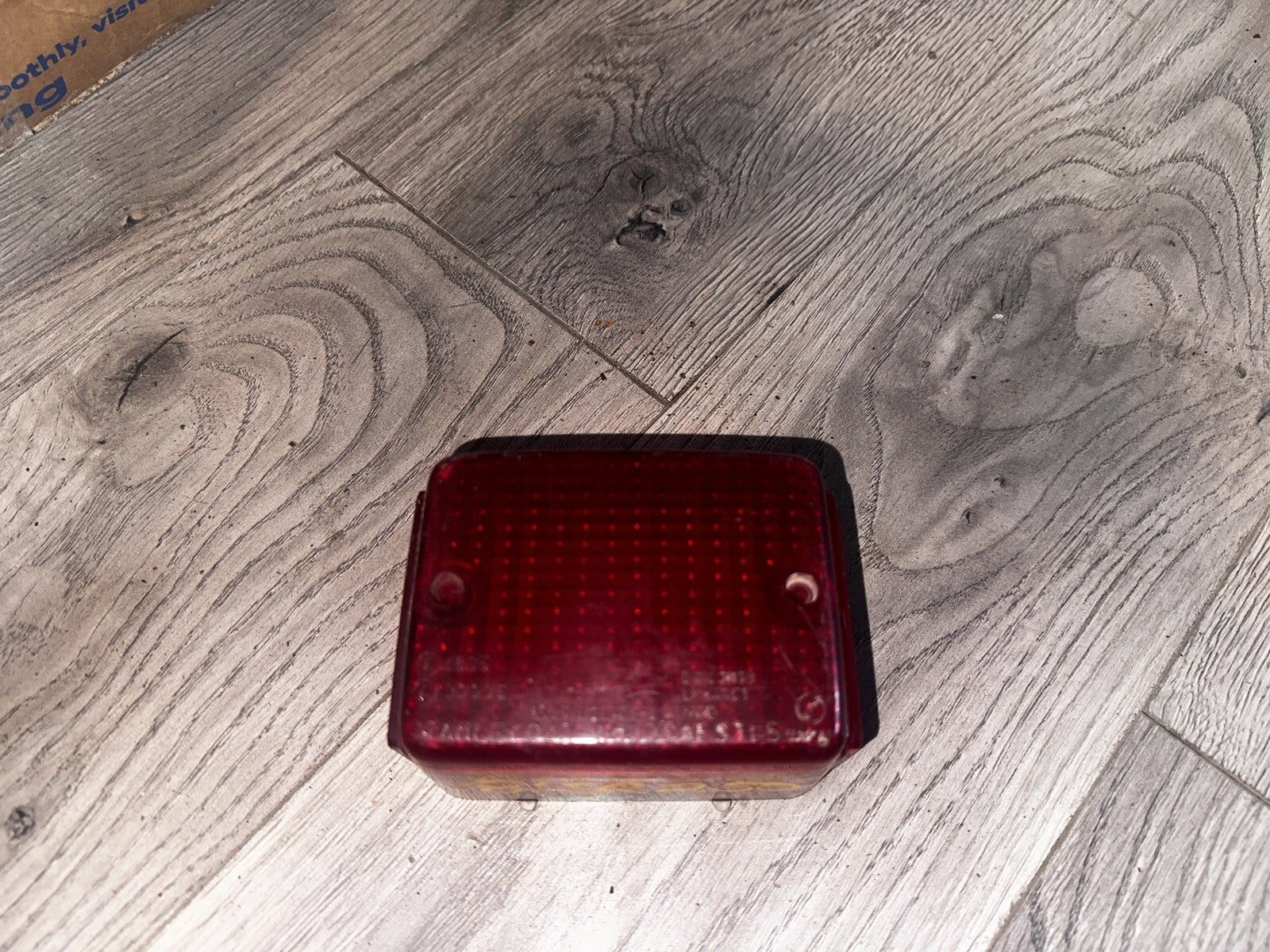 1981 Yamaha SR250 rear brake tail light Lens