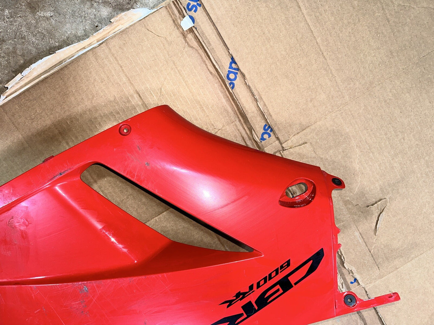 13-18 HONDA CBR600RR LEFT LOWER MID UPPER SIDE FAIRING COWL