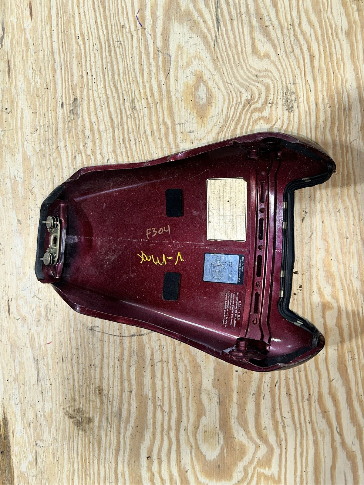 85-07 YAMAHA Vmax 1200 VMX12 V Max OEM Air Tank Red Cover Body Panel