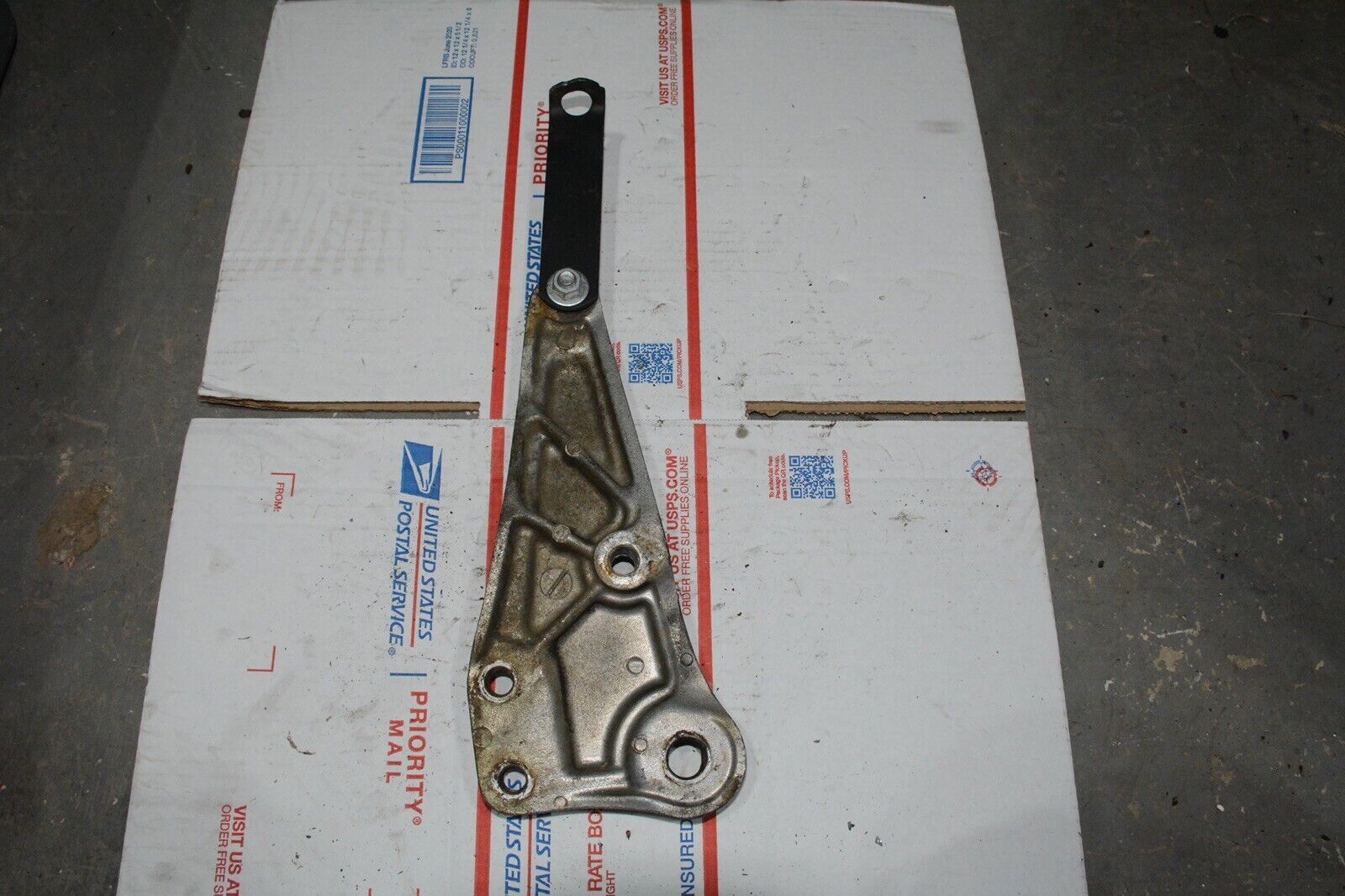 1980 Suzuki GS1100E Right foot peg bracket mount