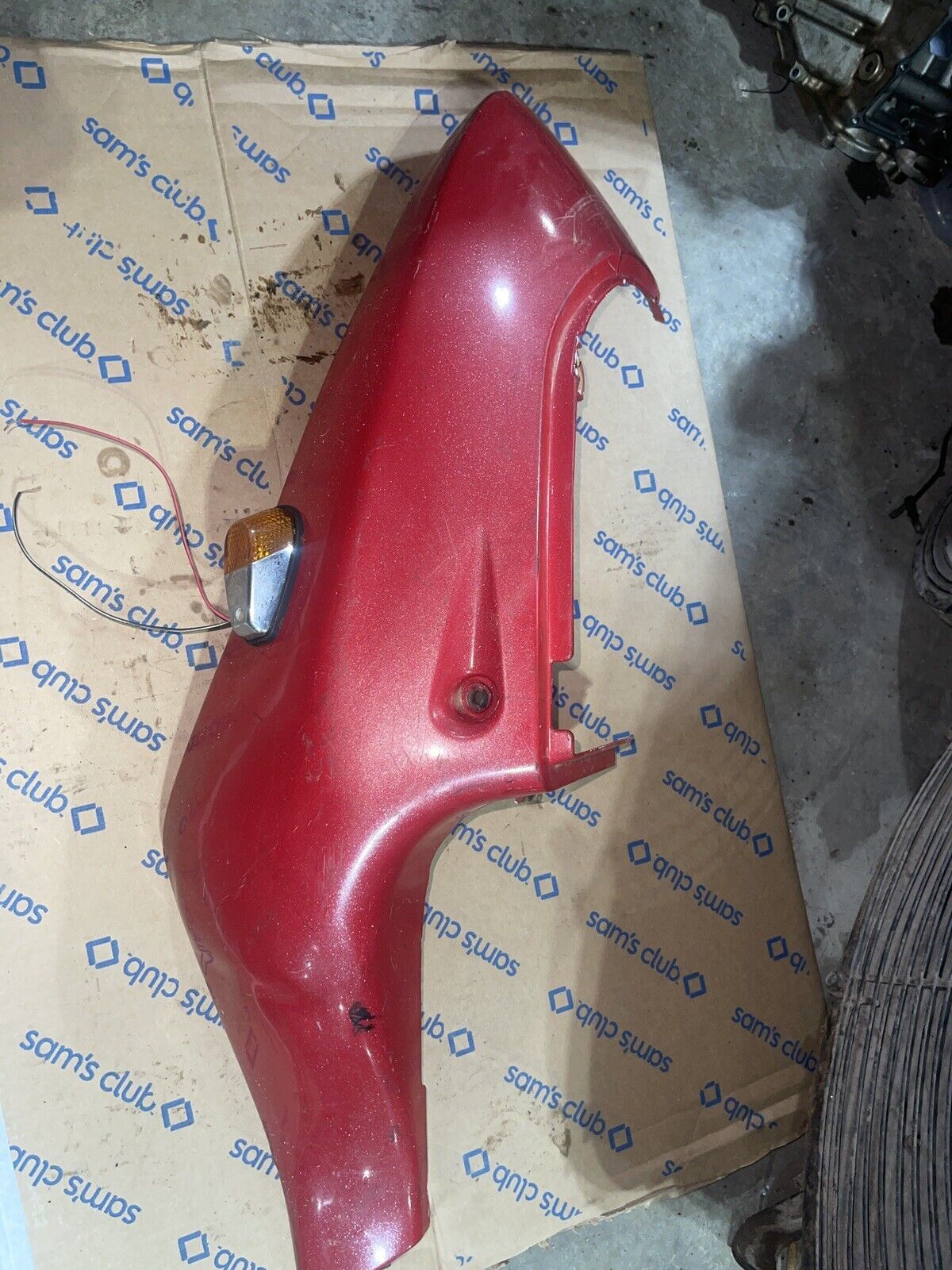 97-00 GSXR600 96-99 GSXR750 SRAD Right Tail Fairing Plastic