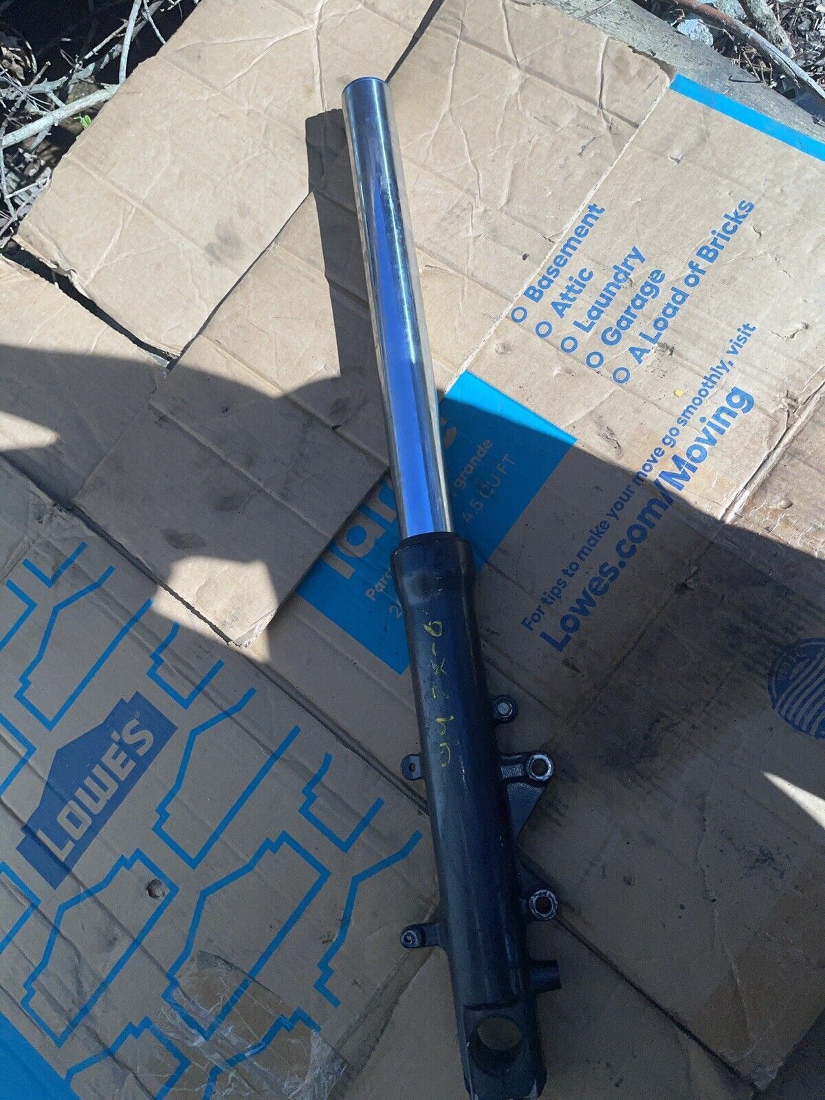 98-99 Kawasaki Ninja Zx6 Single Front Fork Left