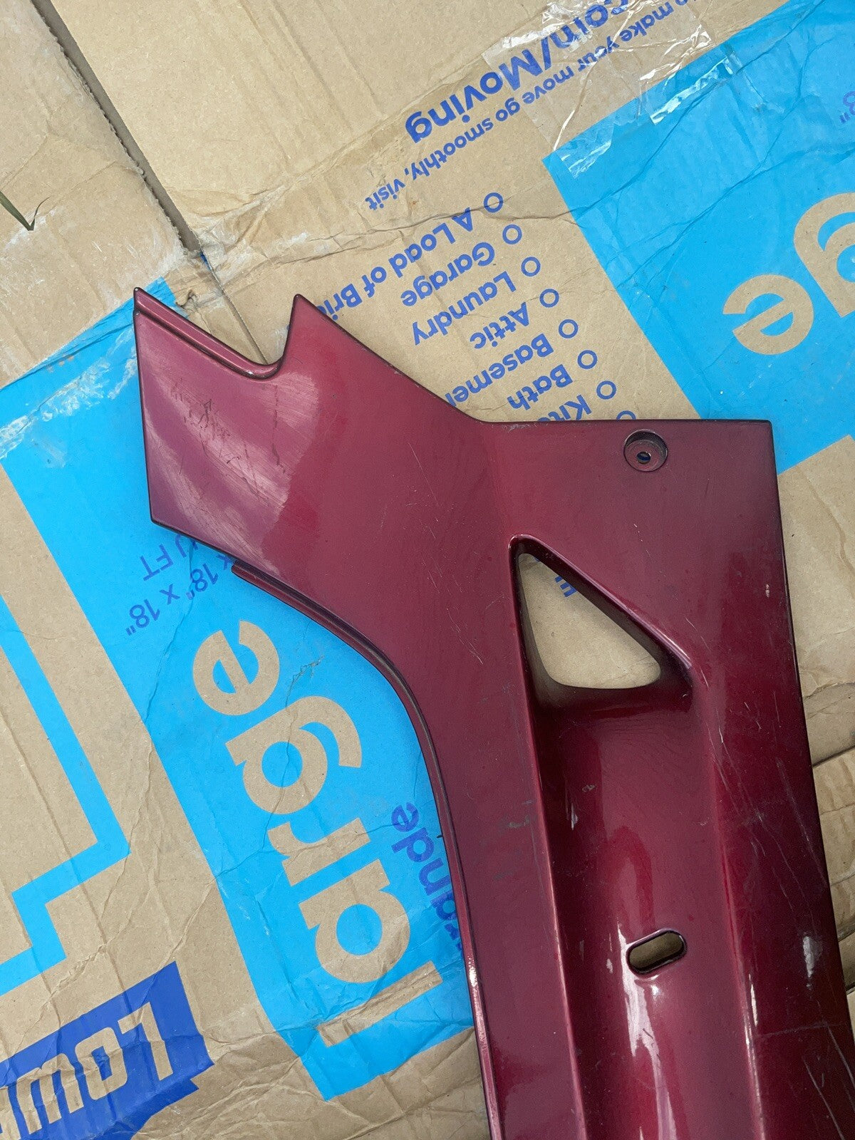 92 KAWASAKI ZX600 ZX 600 ZX-6 NINJA REAR TAIL COWL, FAIRING, RIGHT