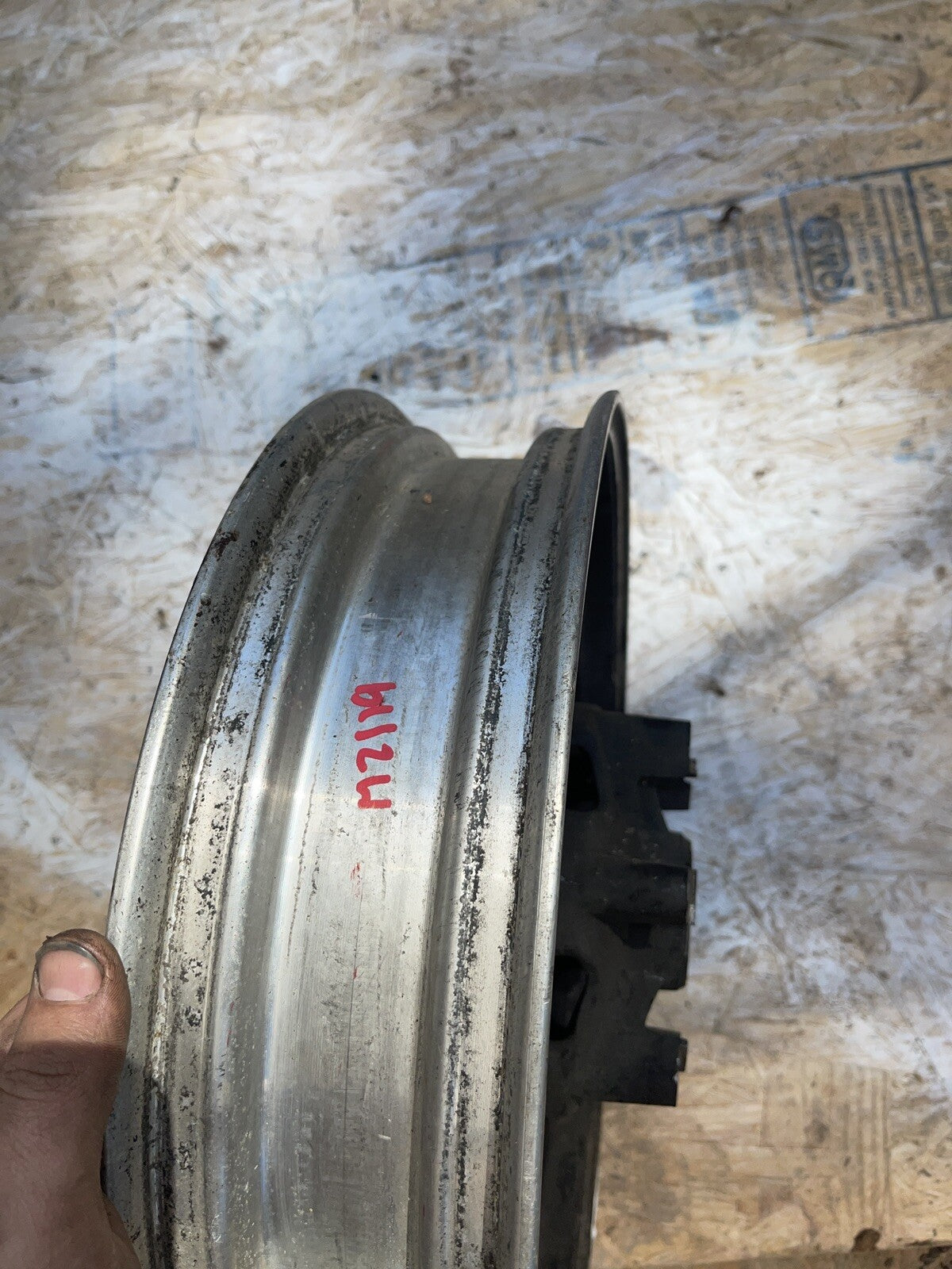 STRAIGHT! OEM Rear Wheel 84-85 FJ1100 FJ 1100 Back Rim `86 FJ1200 1200 