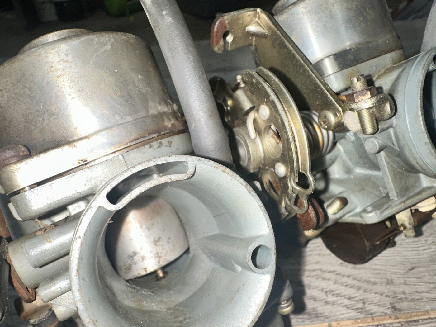 1976 Kawasaki KZ400 Keihin carburetor carbs Needs Rebuilding MISSING SPRINGS