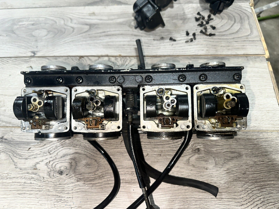 1984-85 KAWASAKI GPZ 550 ZX550 ZX KZ 550 CARBS CARBURETORS NEEDS CLEANING