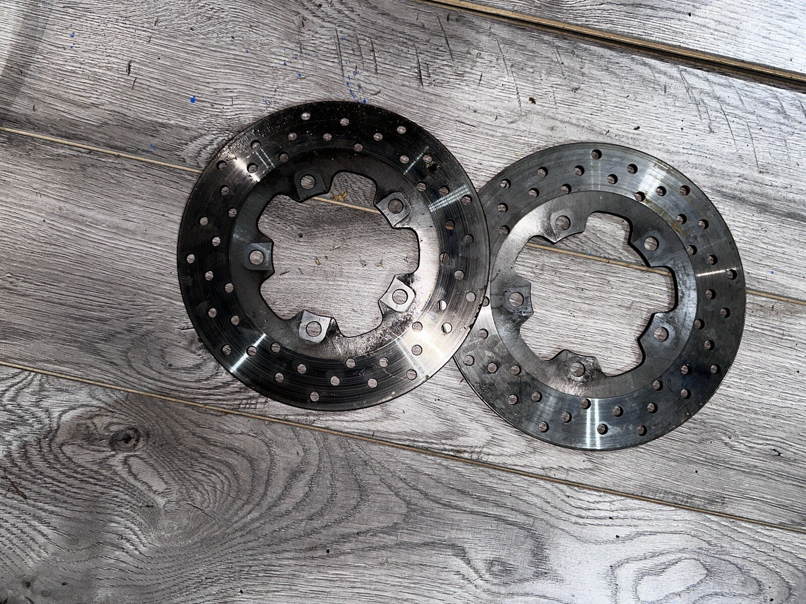 01 02 03 Suzuki Gsxr 600 750 Front Brake Rotor Disc Set Right Left