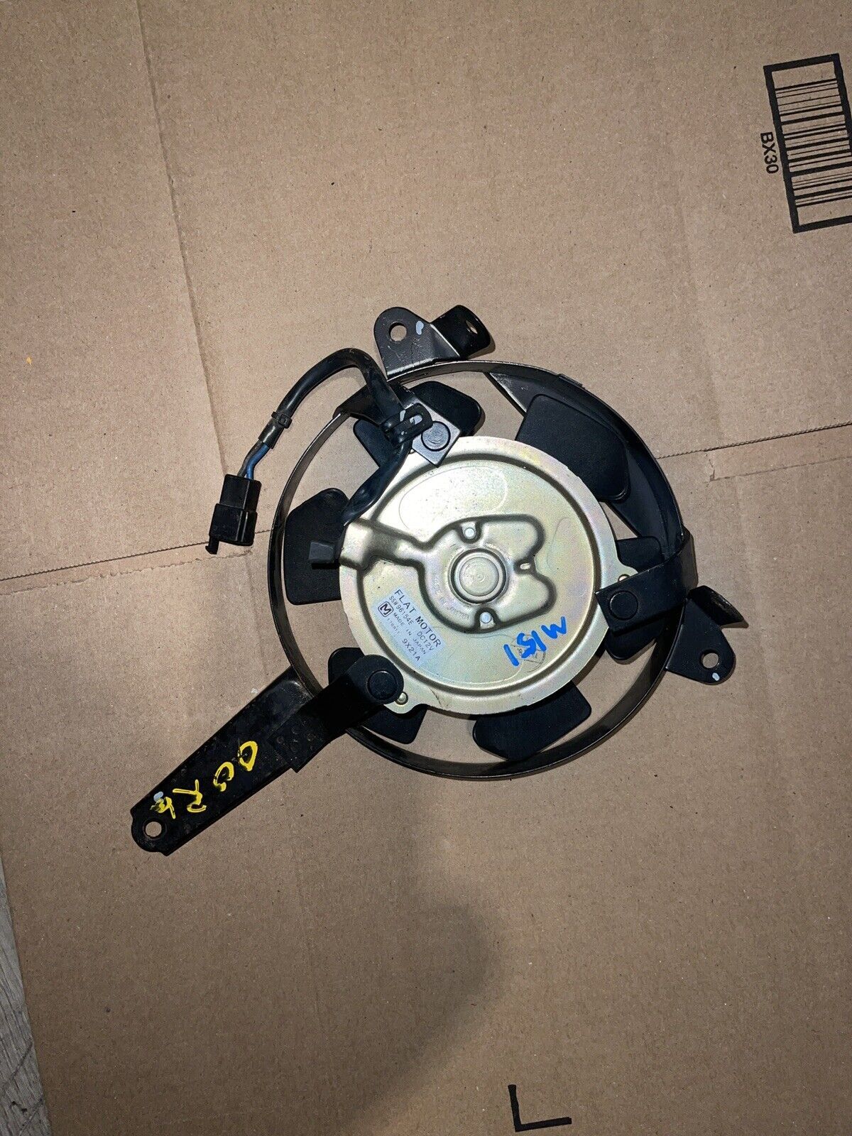 2000 00 YAMAHA YZFR6L YZFR6 YZF R6L R6 RADIATOR COOLING FAN