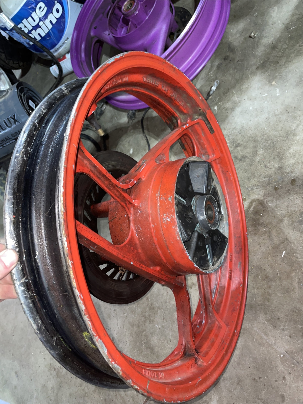 85-87 Yamaha FZ750 FZ 750 Rear Wheel Rim Sprocket 