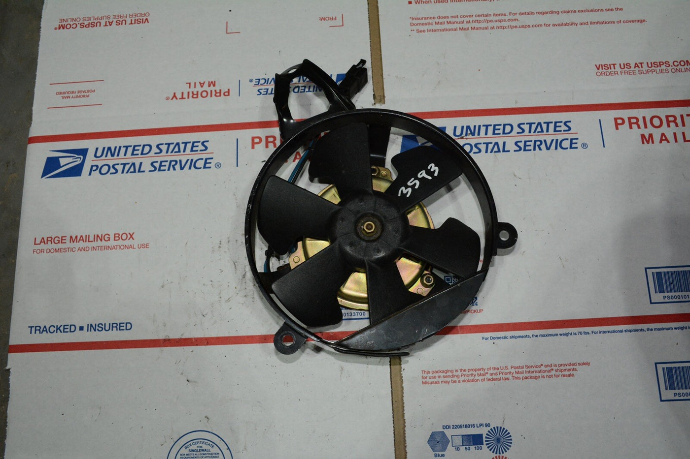 '95 96 97 98 99 00 01 02 03 YZF600R YZF 600 R RADIATOR COOLING FAN BLOWER YAMAHA