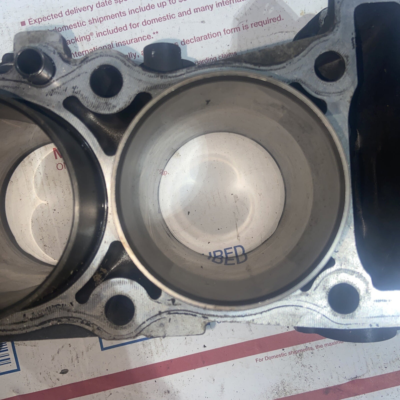 1993 Suzuki GSXR750 ENGINE MOTOR PISTON CYLINDERS BLOCK JUG