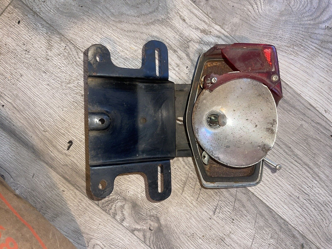 1977-78 honda CB750F OEM TAIL LIGHT BRACKET