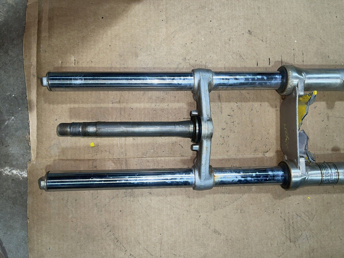 YAMAHA 1988 FZ600 FZ600U OEM FRONT FORKS SHOCK SUSPENSION SET PAIR