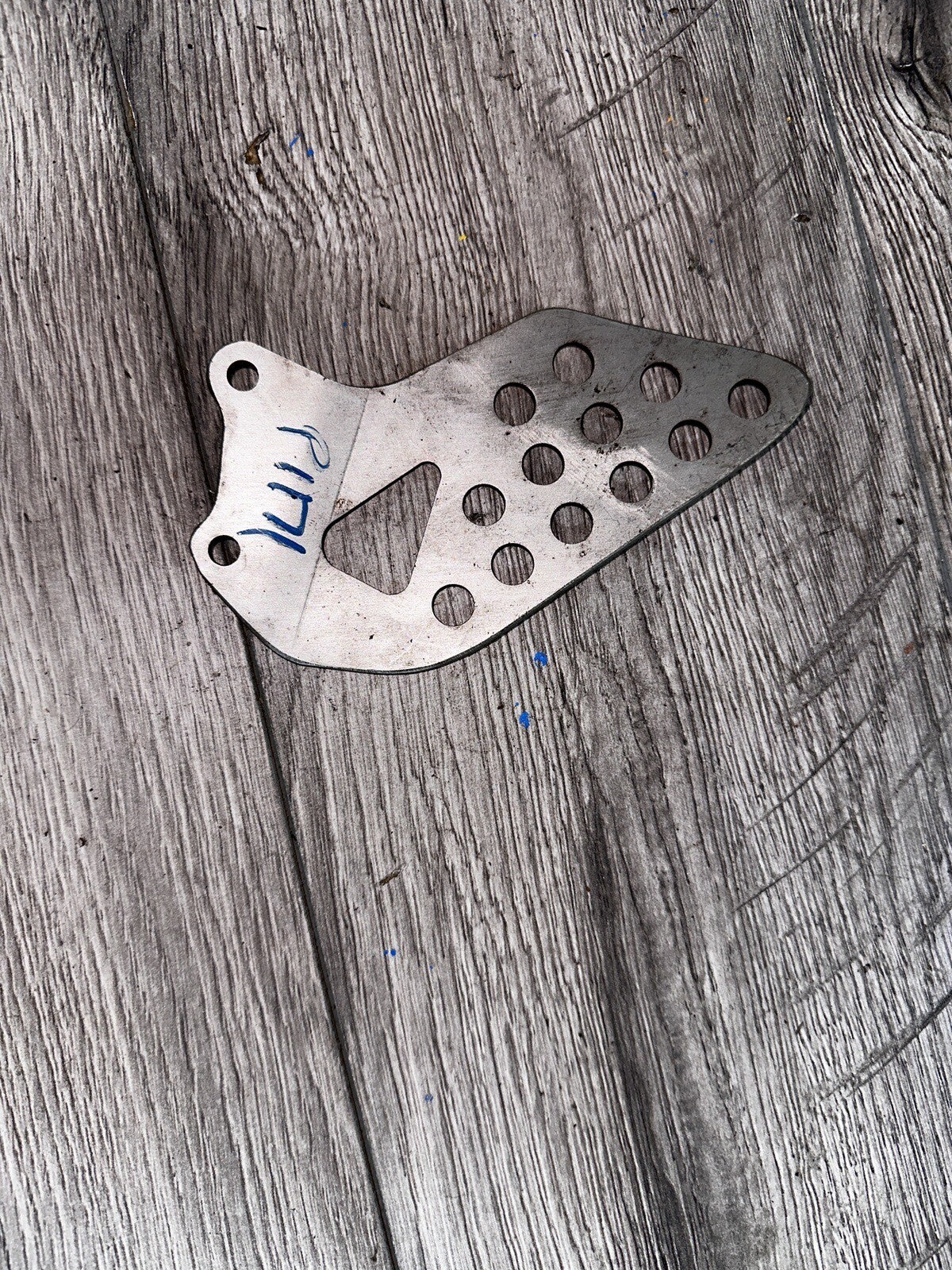 03-04 Suzuki GSXR 1000 Left Rearset Bracket Heel Guard
