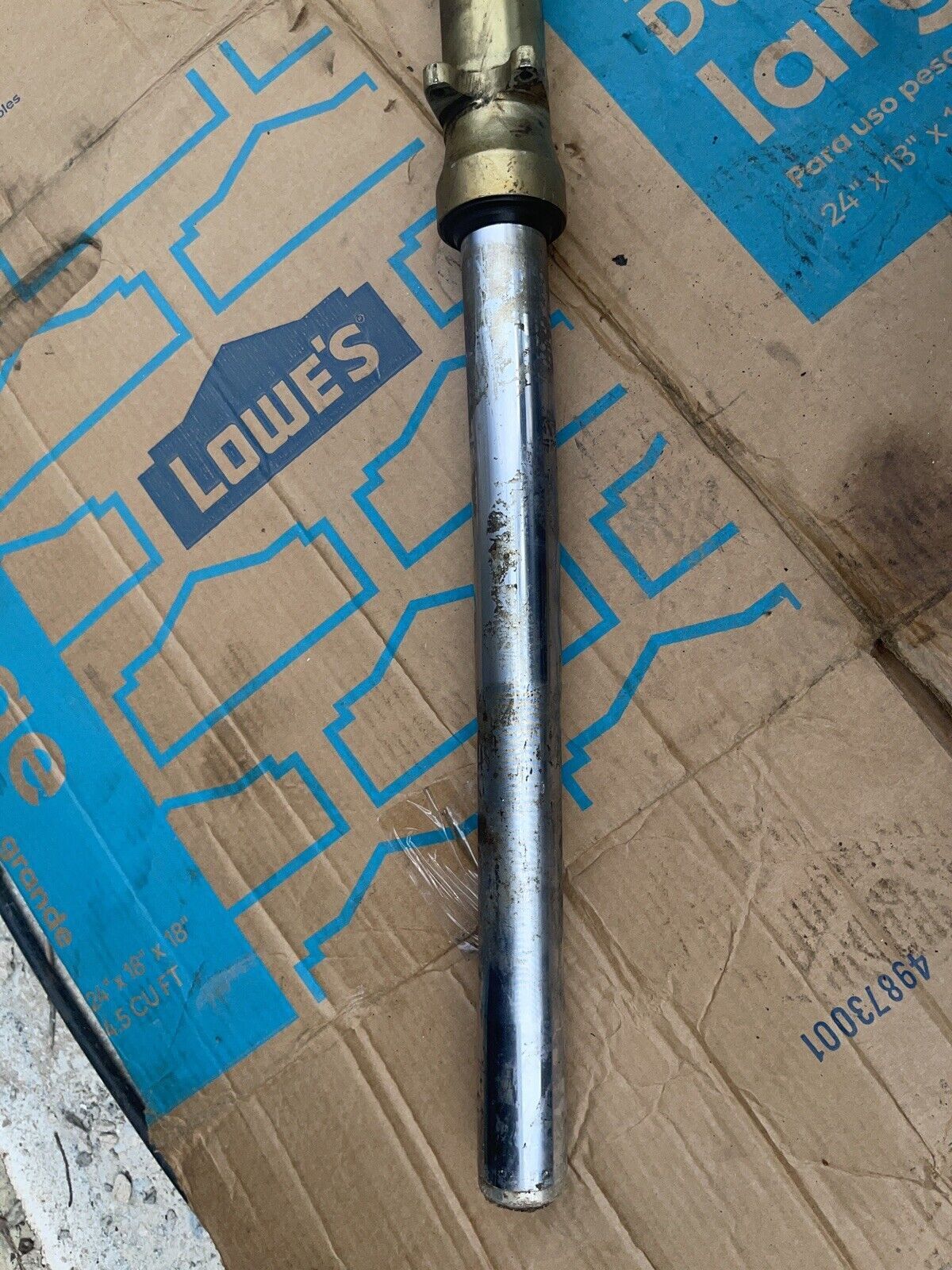84 Yamaha fj 1100 fork tube bent