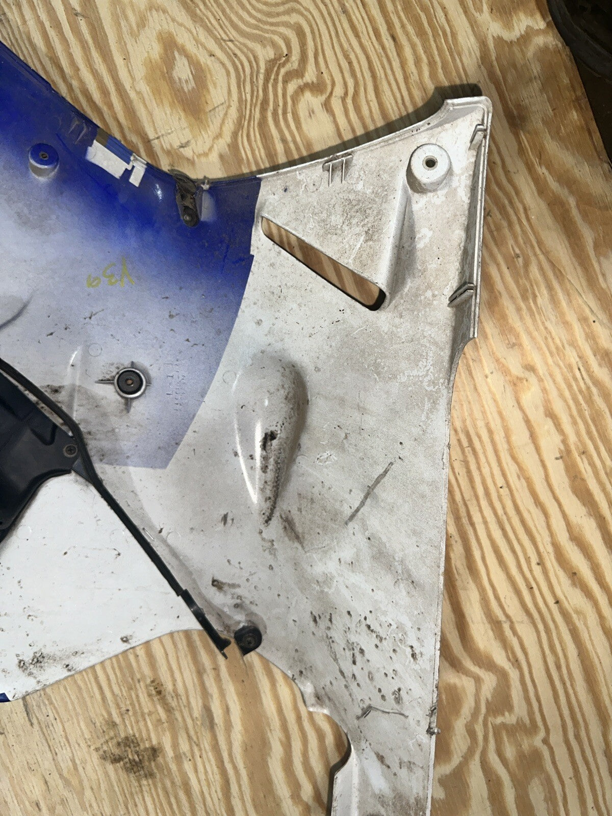 Yamaha FZR1000 FZR 1000 Left Side Fairing Cowl Body 